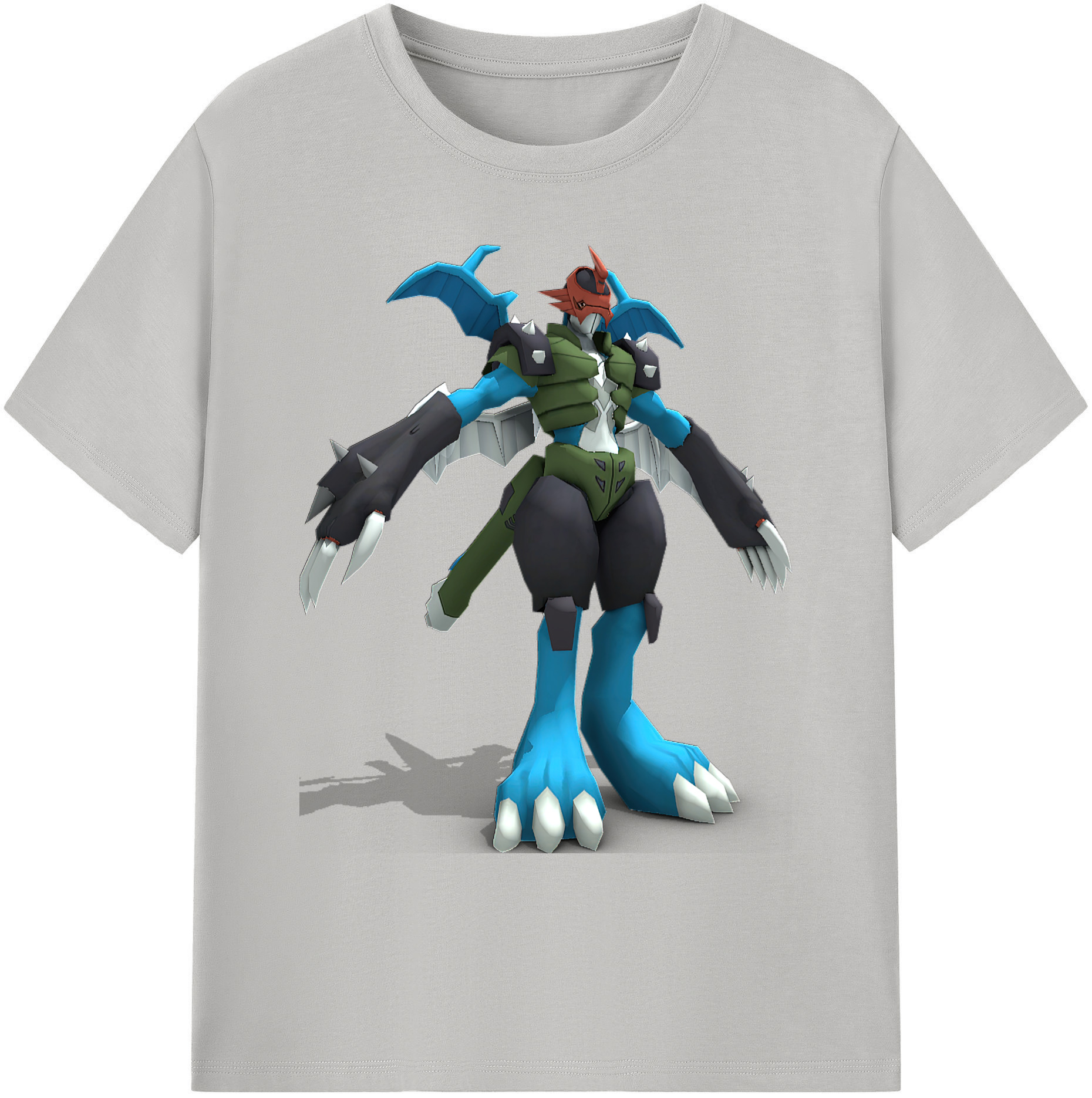 （画像用） Digimon デジタルモンスター/デジモン 綿100％ メンズ半袖Tシャツ｜肌触りやわらか＆通気性