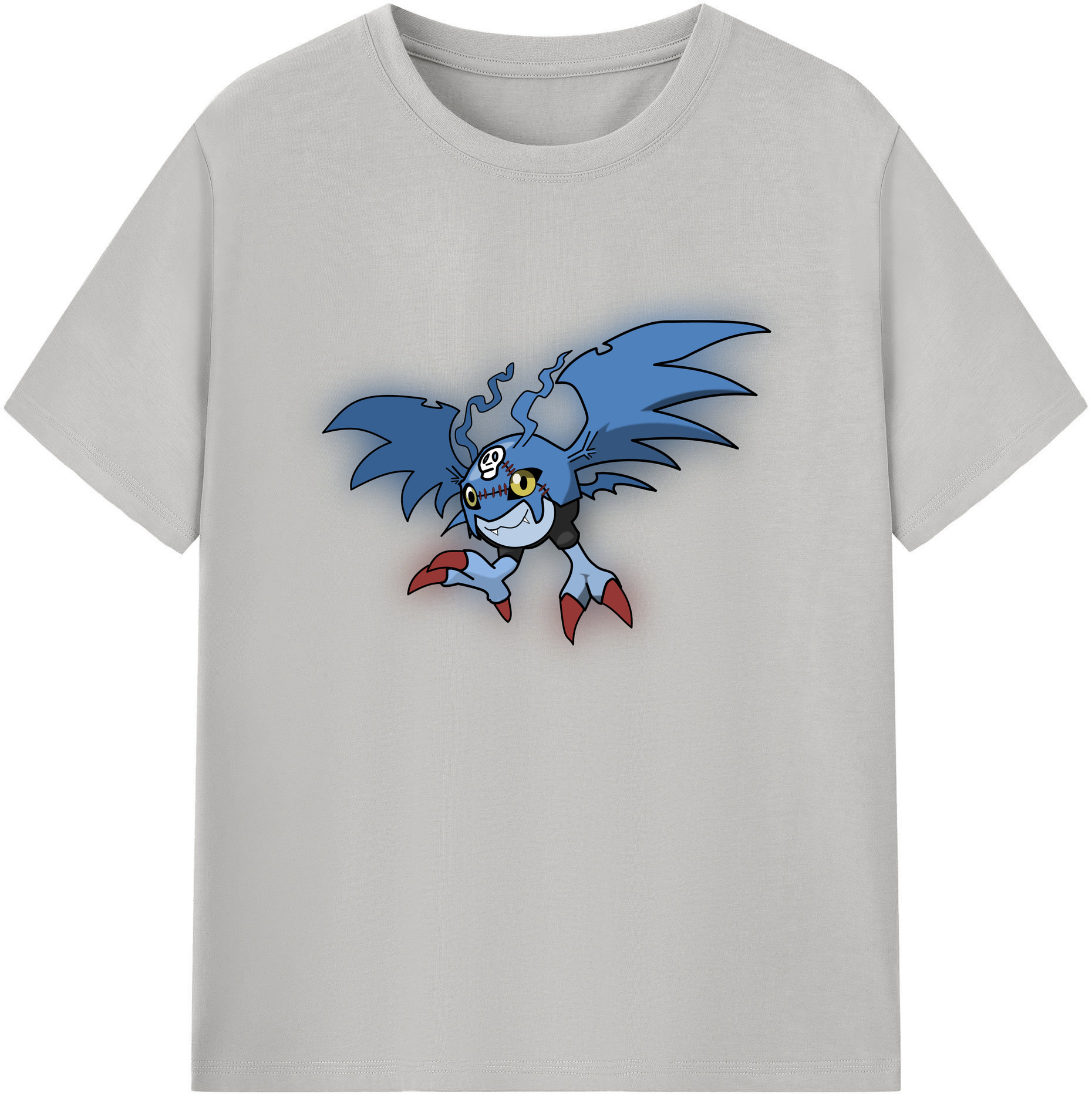 （画像用） Digimon デジタルモンスター/デジモン 綿100％ メンズ半袖Tシャツ｜肌触りやわらか＆通気性