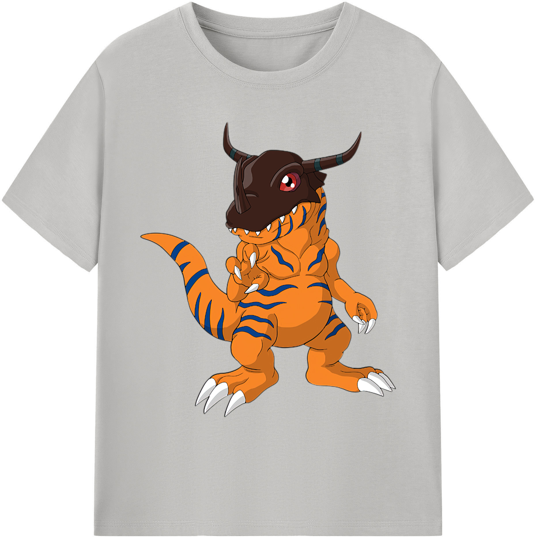 （画像用） Digimon デジタルモンスター/デジモン 綿100％ メンズ半袖Tシャツ｜肌触りやわらか＆通気性