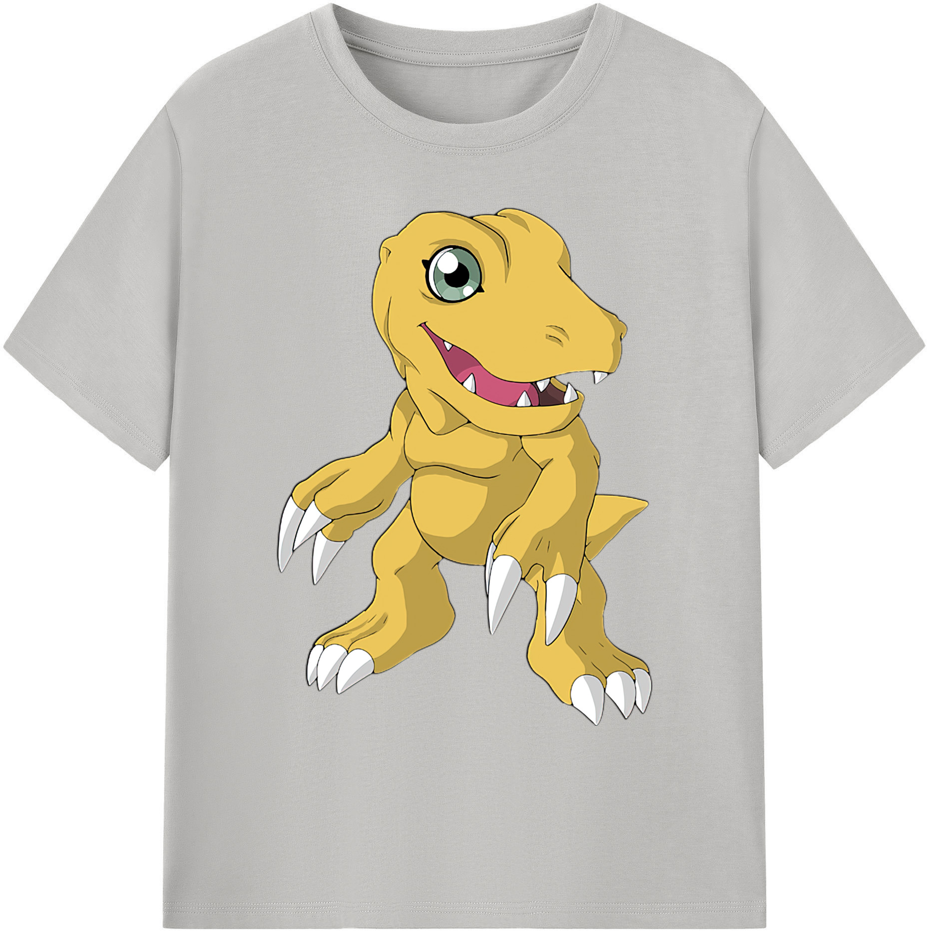 （画像用） Digimon デジタルモンスター/デジモン 綿100％ メンズ半袖Tシャツ｜肌触りやわらか＆通気性