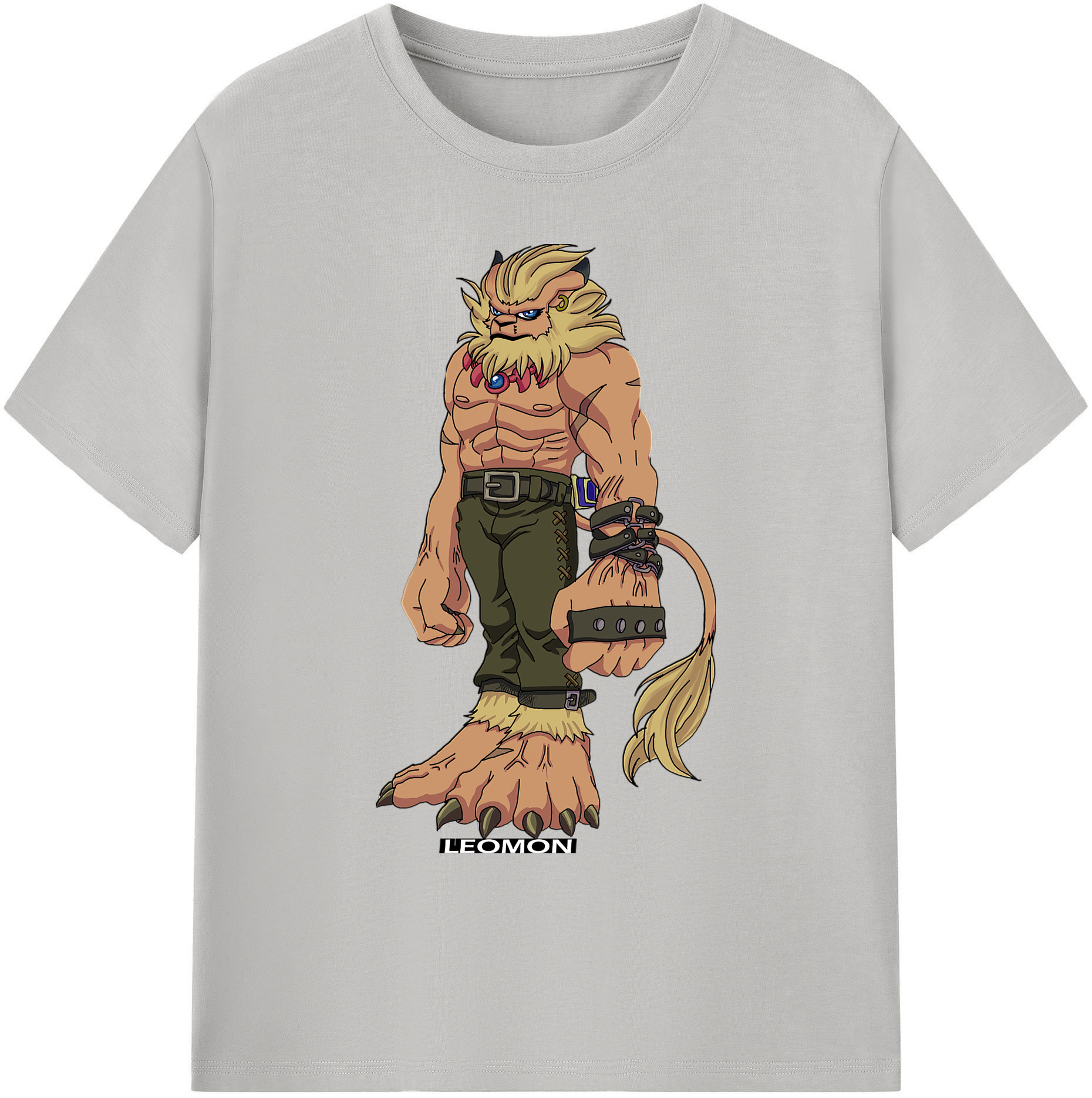 （画像用） Digimon デジタルモンスター/デジモン 綿100％ メンズ半袖Tシャツ｜肌触りやわらか＆通気性