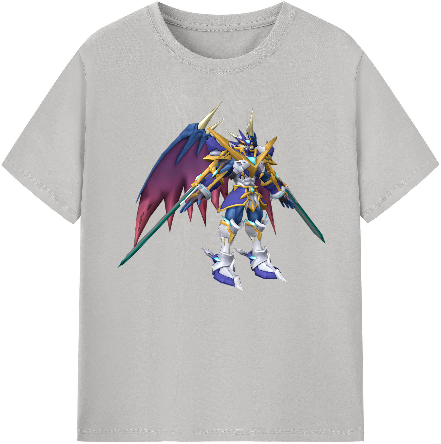 （画像用） Digimon デジタルモンスター/デジモン 綿100％ メンズ半袖Tシャツ｜肌触りやわらか＆通気性