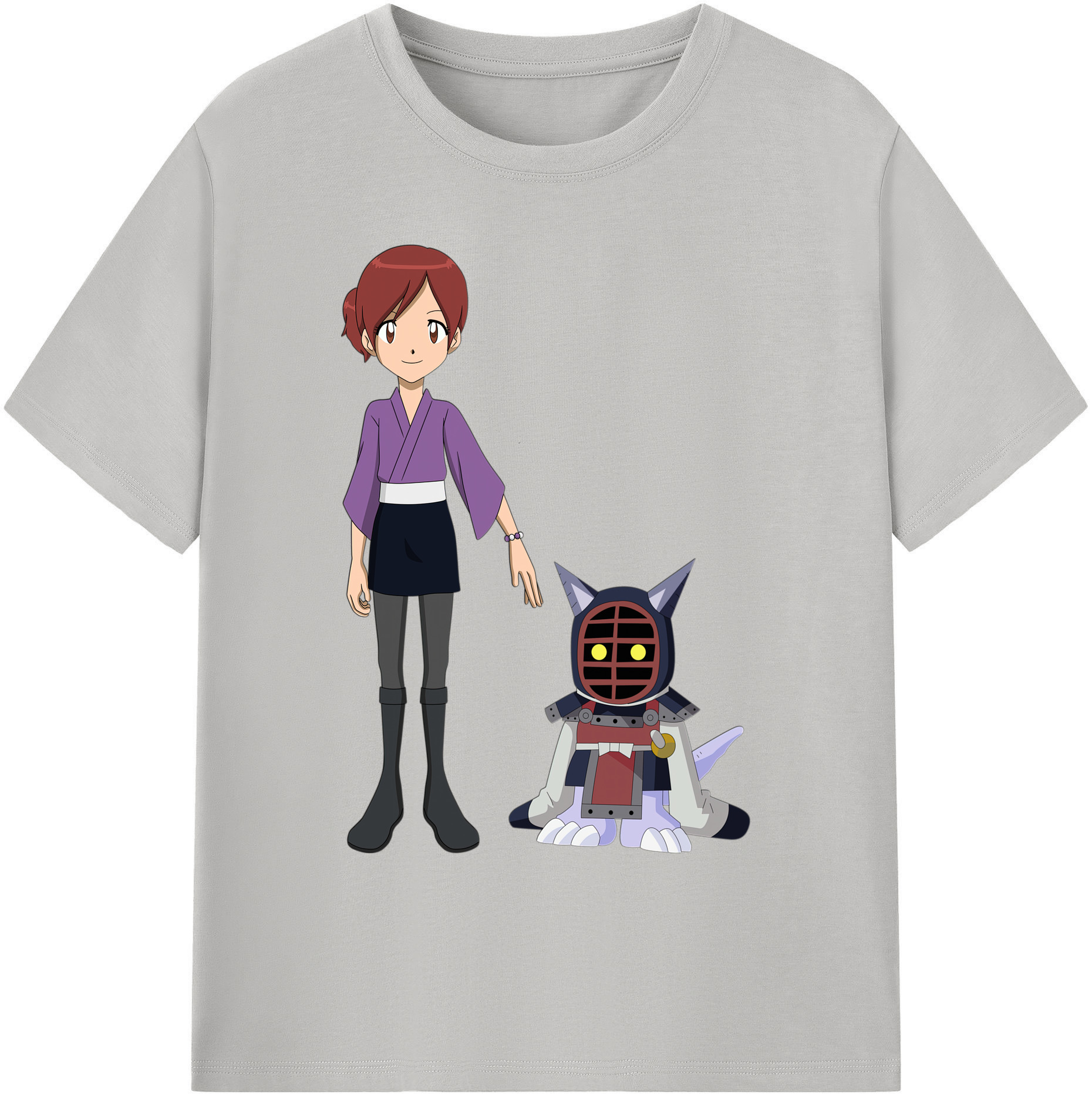 （画像用） Digimon デジタルモンスター/デジモン 綿100％ メンズ半袖Tシャツ｜肌触りやわらか＆通気性