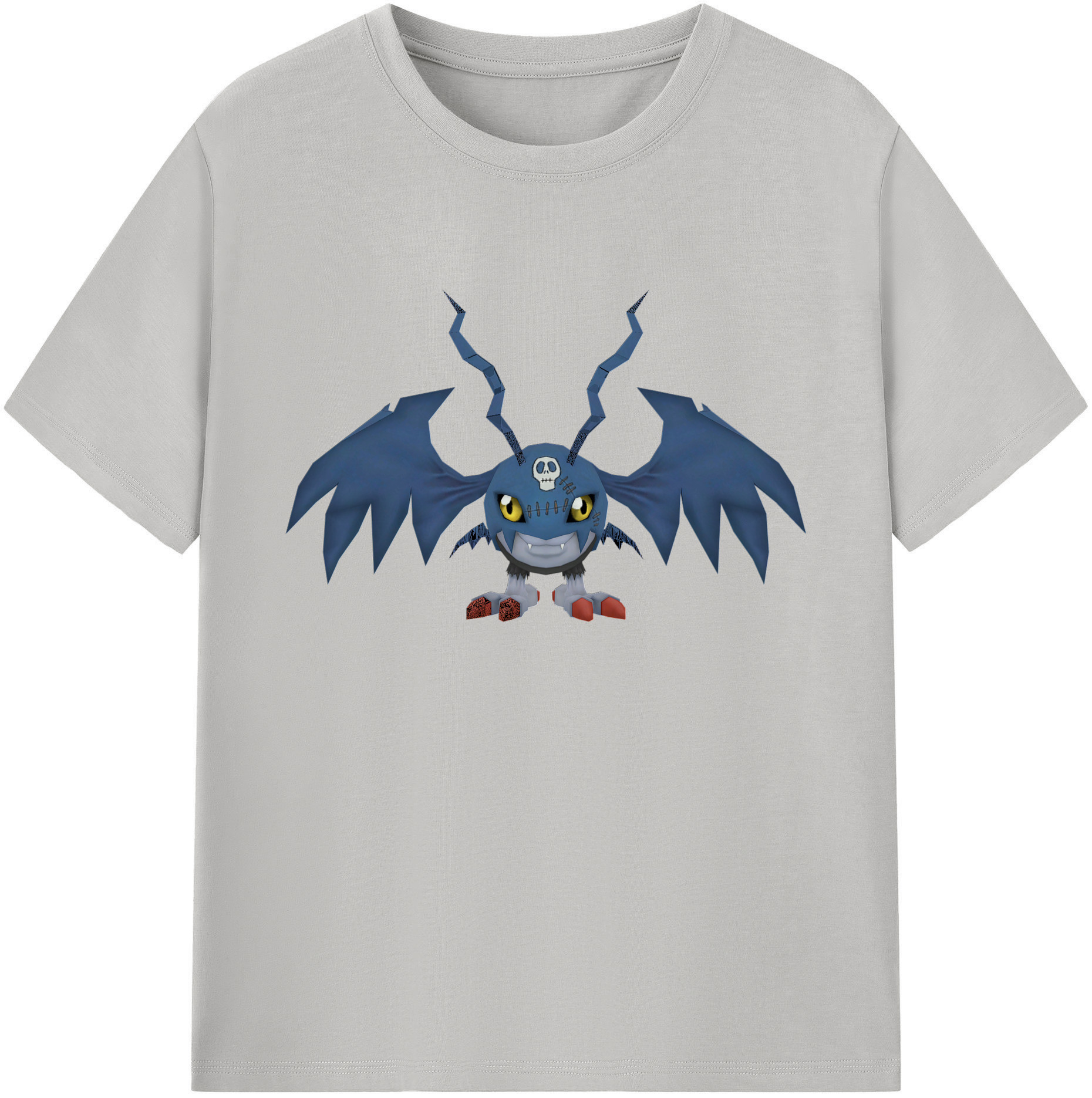 （画像用） Digimon デジタルモンスター/デジモン 綿100％ メンズ半袖Tシャツ｜肌触りやわらか＆通気性