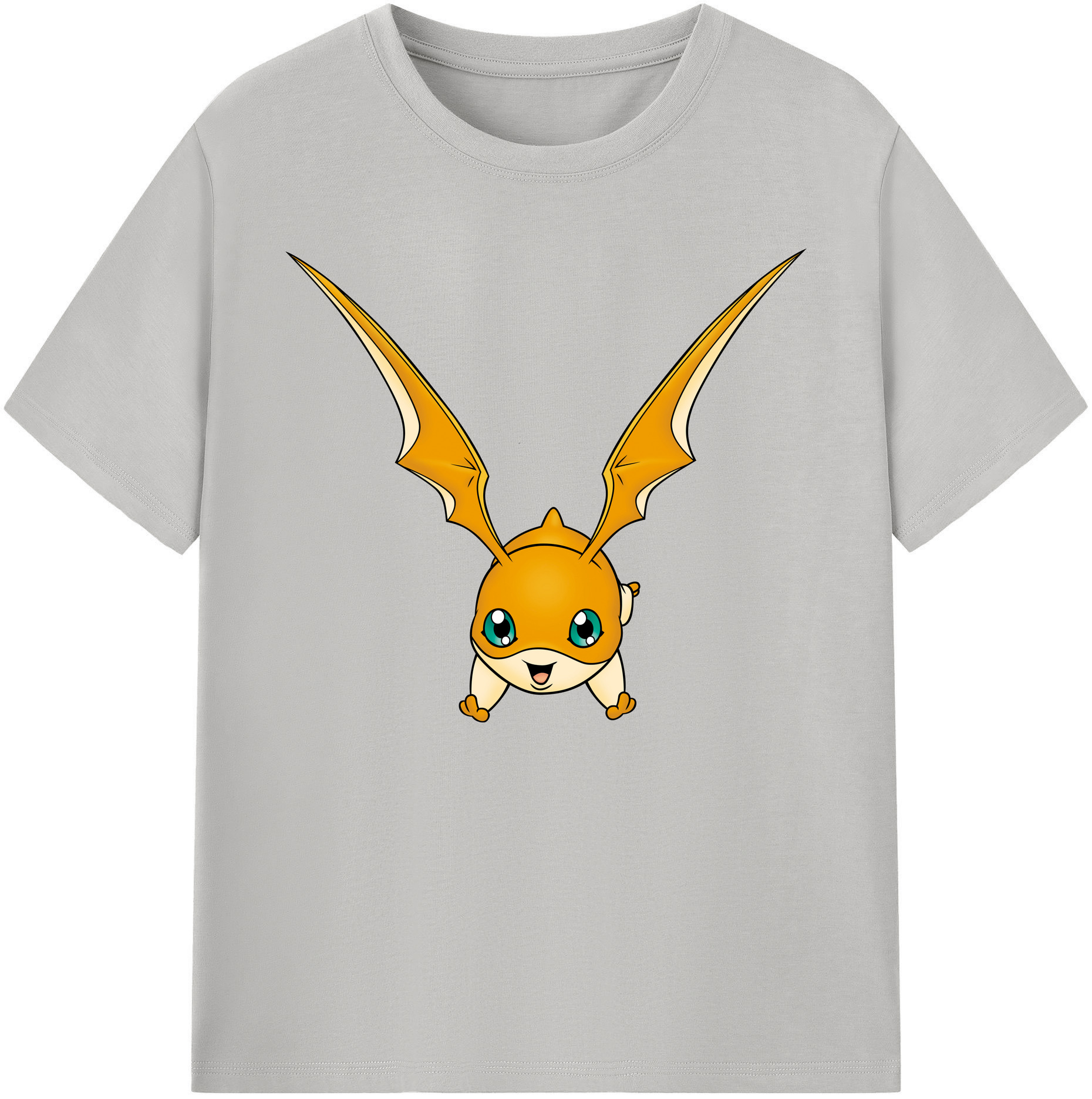 （画像用） Digimon デジタルモンスター/デジモン 綿100％ メンズ半袖Tシャツ｜肌触りやわらか＆通気性