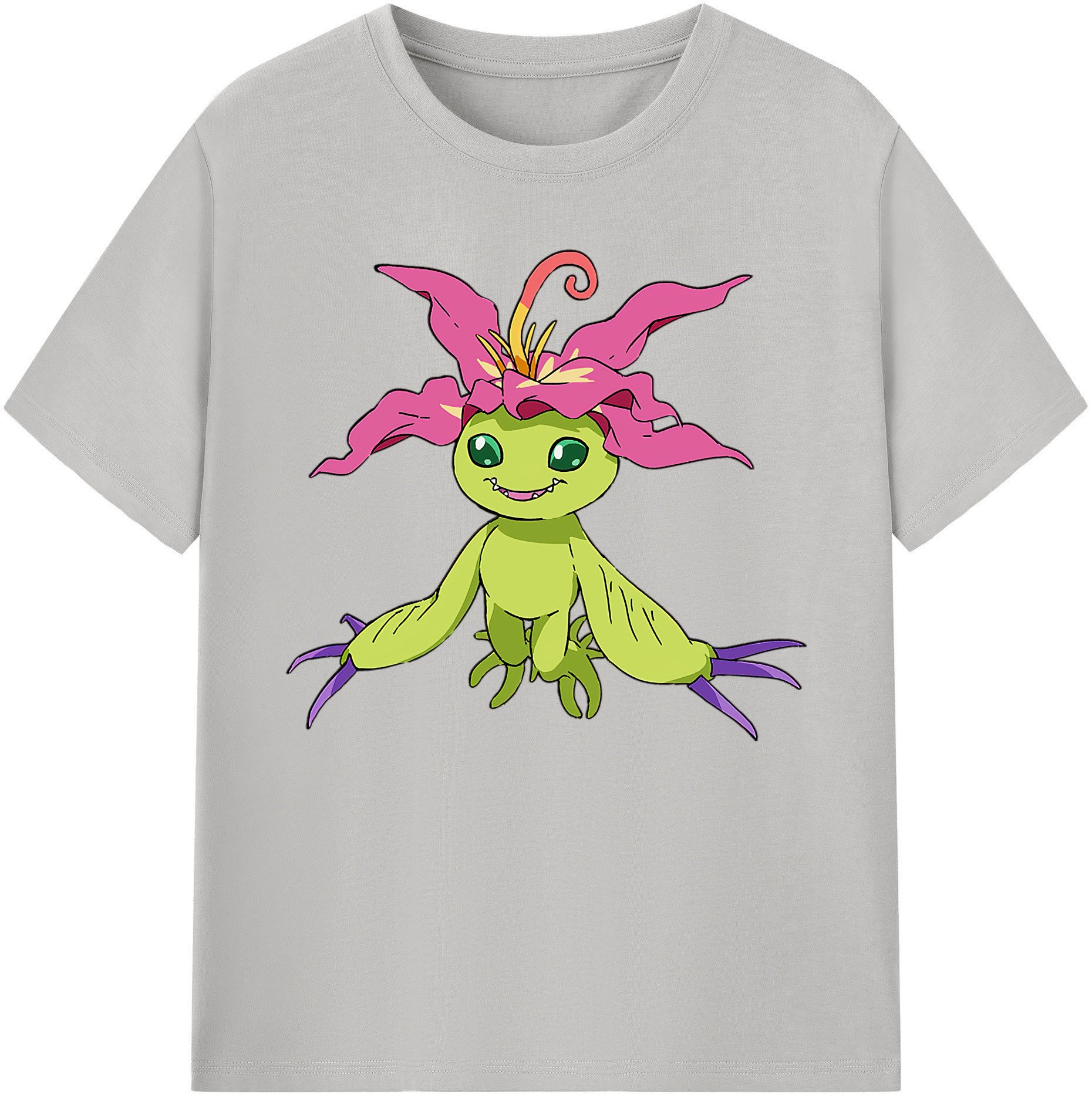 （画像用） Digimon デジタルモンスター/デジモン 綿100％ メンズ半袖Tシャツ｜肌触りやわらか＆通気性