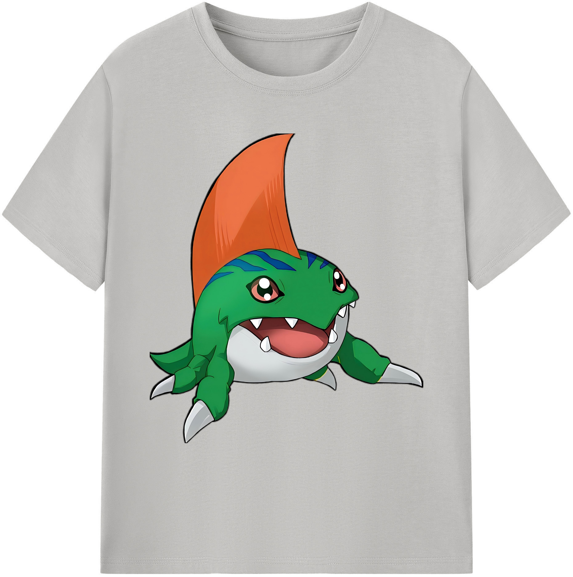（画像用） Digimon デジタルモンスター/デジモン 綿100％ メンズ半袖Tシャツ｜肌触りやわらか＆通気性