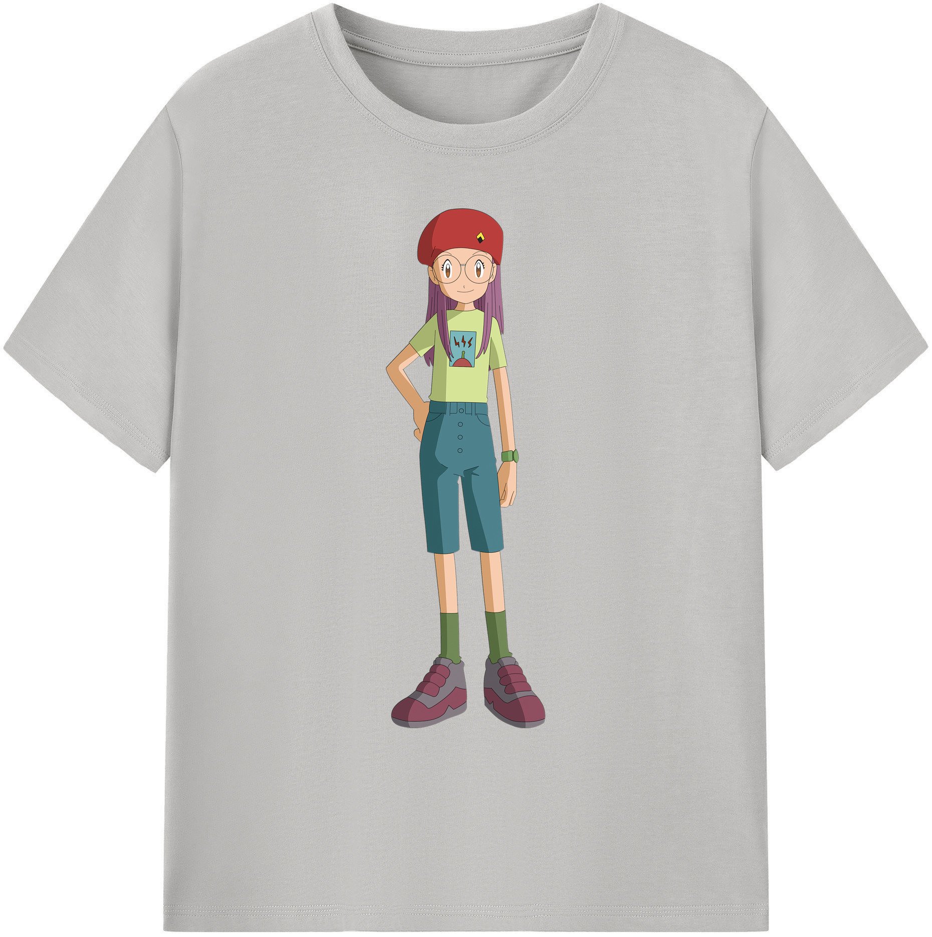 （画像用） Digimon デジタルモンスター/デジモン 綿100％ メンズ半袖Tシャツ｜肌触りやわらか＆通気性