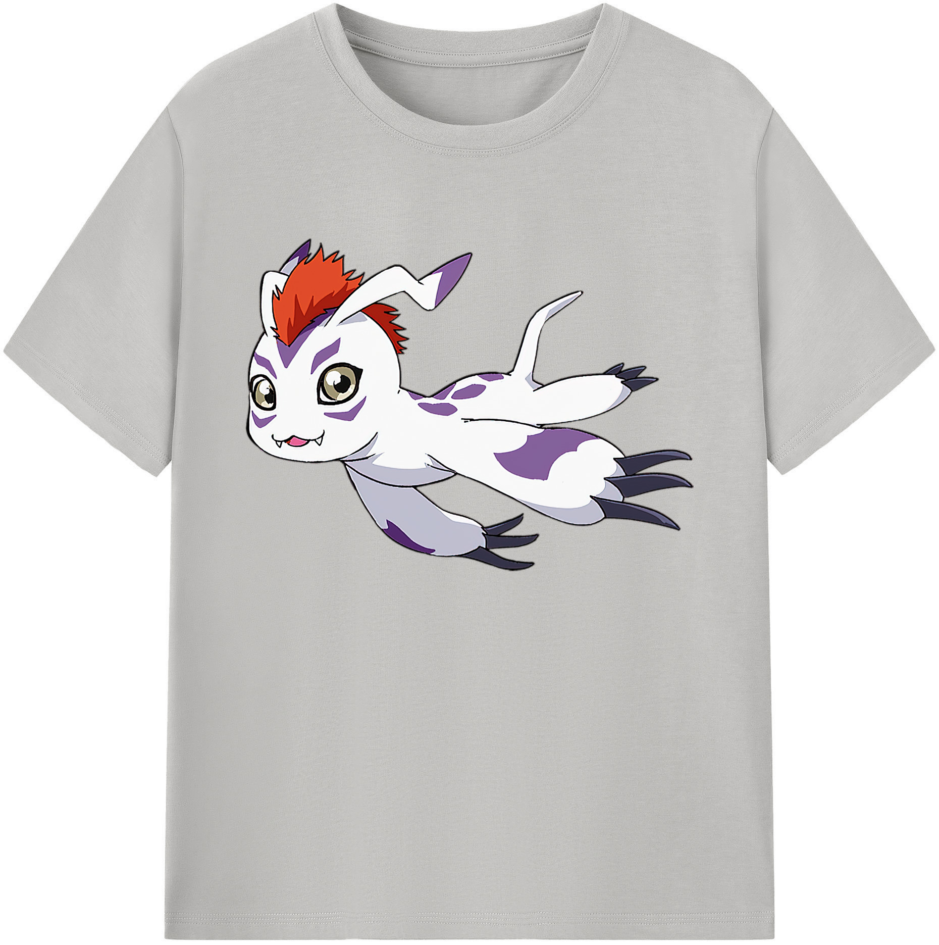 （画像用） Digimon デジタルモンスター/デジモン 綿100％ メンズ半袖Tシャツ｜肌触りやわらか＆通気性