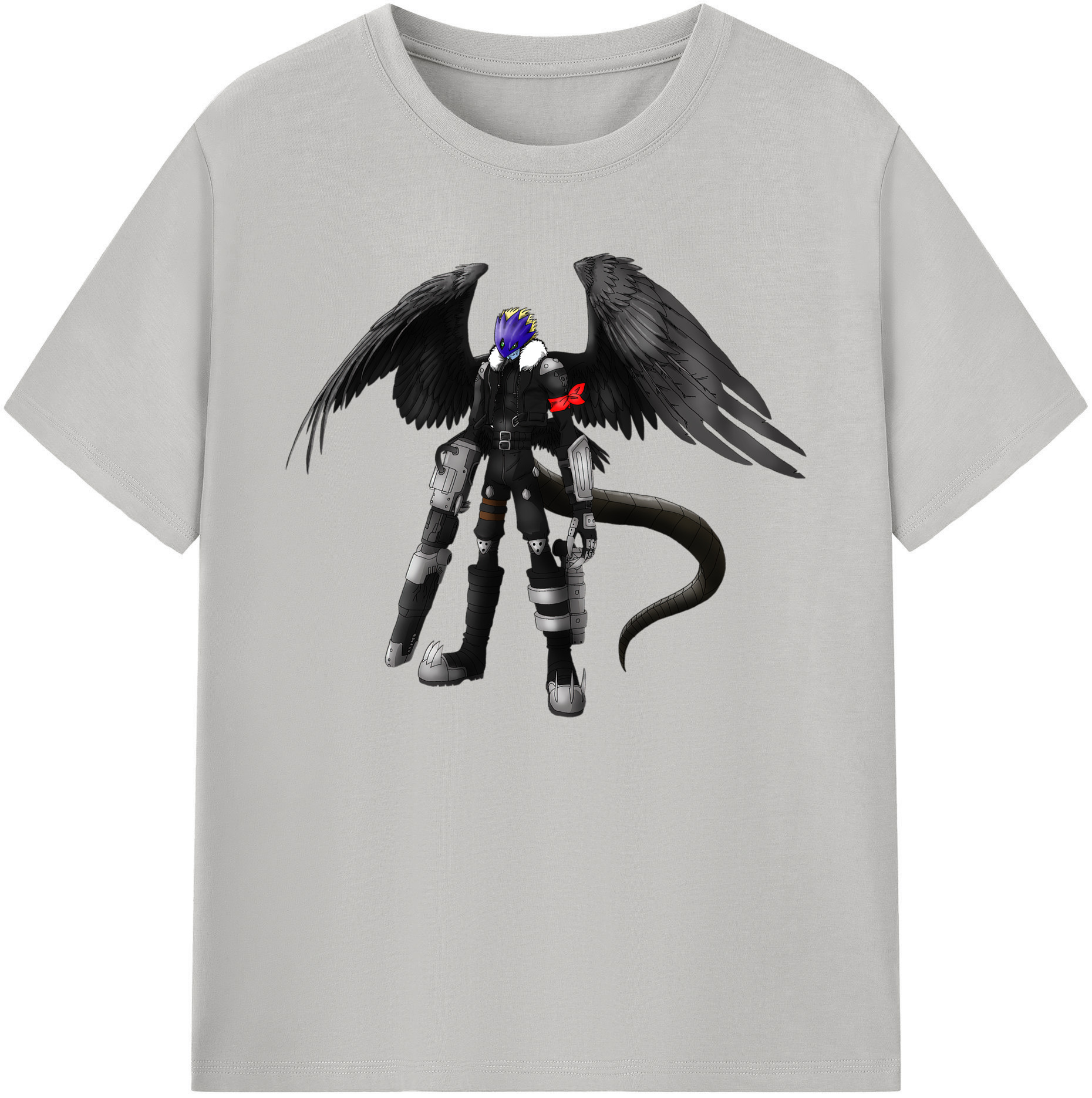 （画像用） Digimon デジタルモンスター/デジモン 綿100％ メンズ半袖Tシャツ｜肌触りやわらか＆通気性