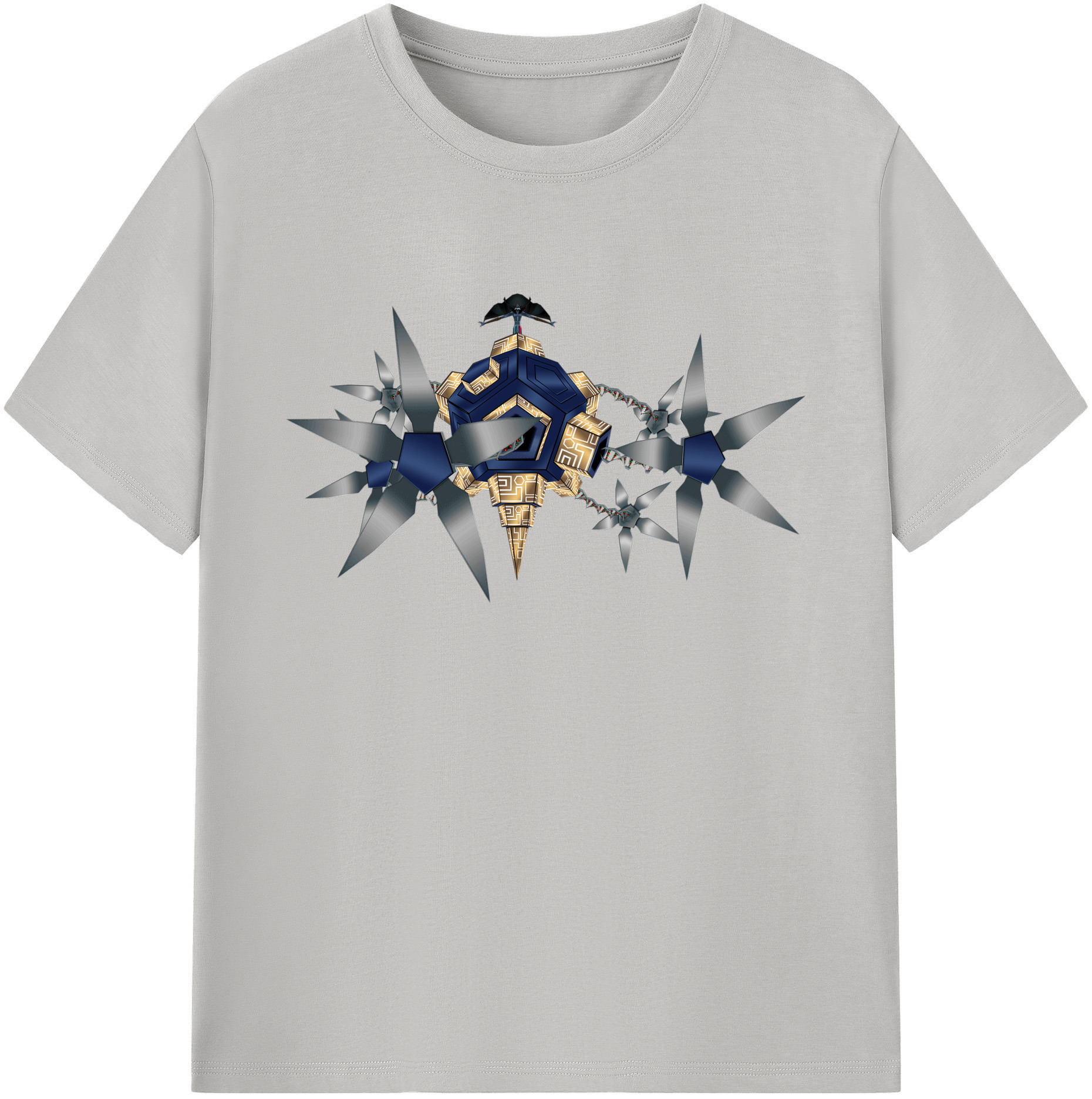 （画像用） Digimon デジタルモンスター/デジモン 綿100％ メンズ半袖Tシャツ｜肌触りやわらか＆通気性