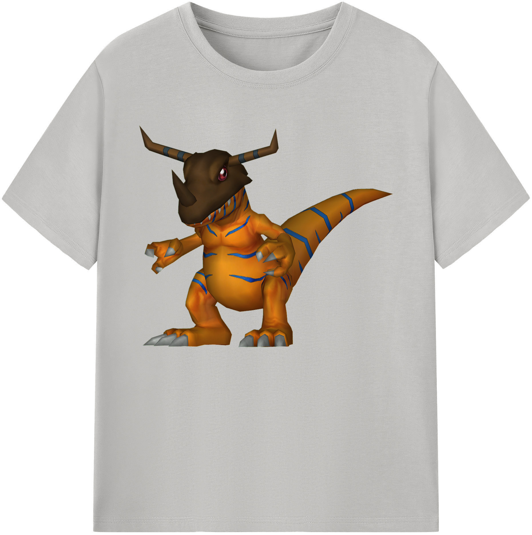 （画像用） Digimon デジタルモンスター/デジモン 綿100％ メンズ半袖Tシャツ｜肌触りやわらか＆通気性