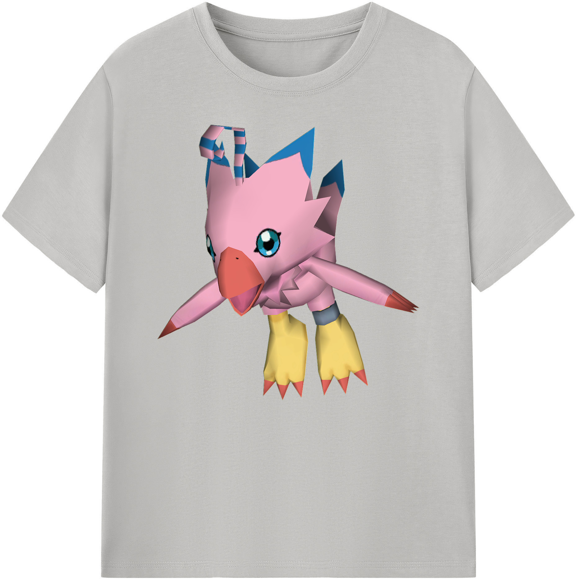 （画像用） Digimon デジタルモンスター/デジモン 綿100％ メンズ半袖Tシャツ｜肌触りやわらか＆通気性