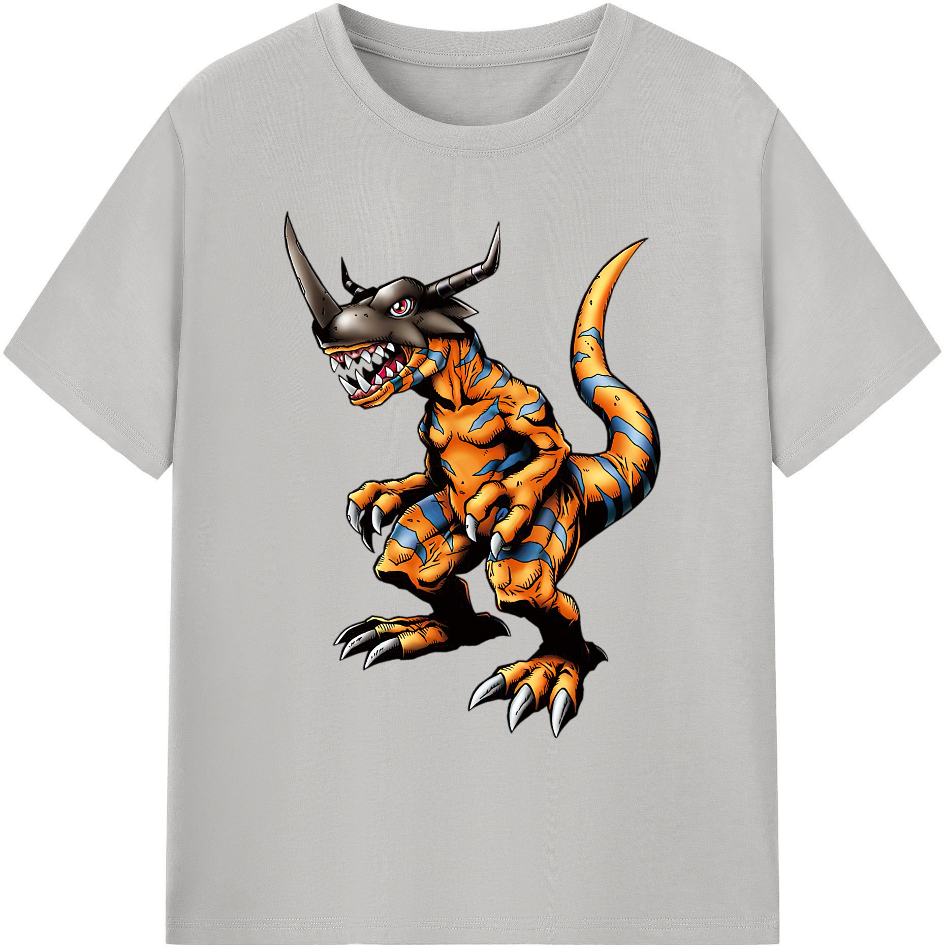 （画像用） Digimon デジタルモンスター/デジモン 綿100％ メンズ半袖Tシャツ｜肌触りやわらか＆通気性