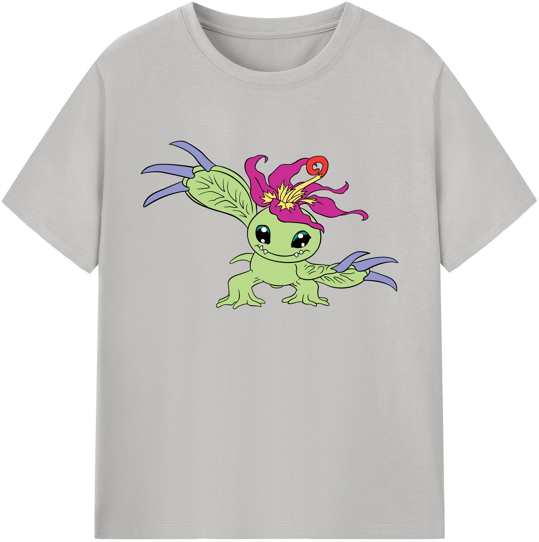 （画像用） Digimon デジタルモンスター/デジモン 綿100％ メンズ半袖Tシャツ｜肌触りやわらか＆通気性