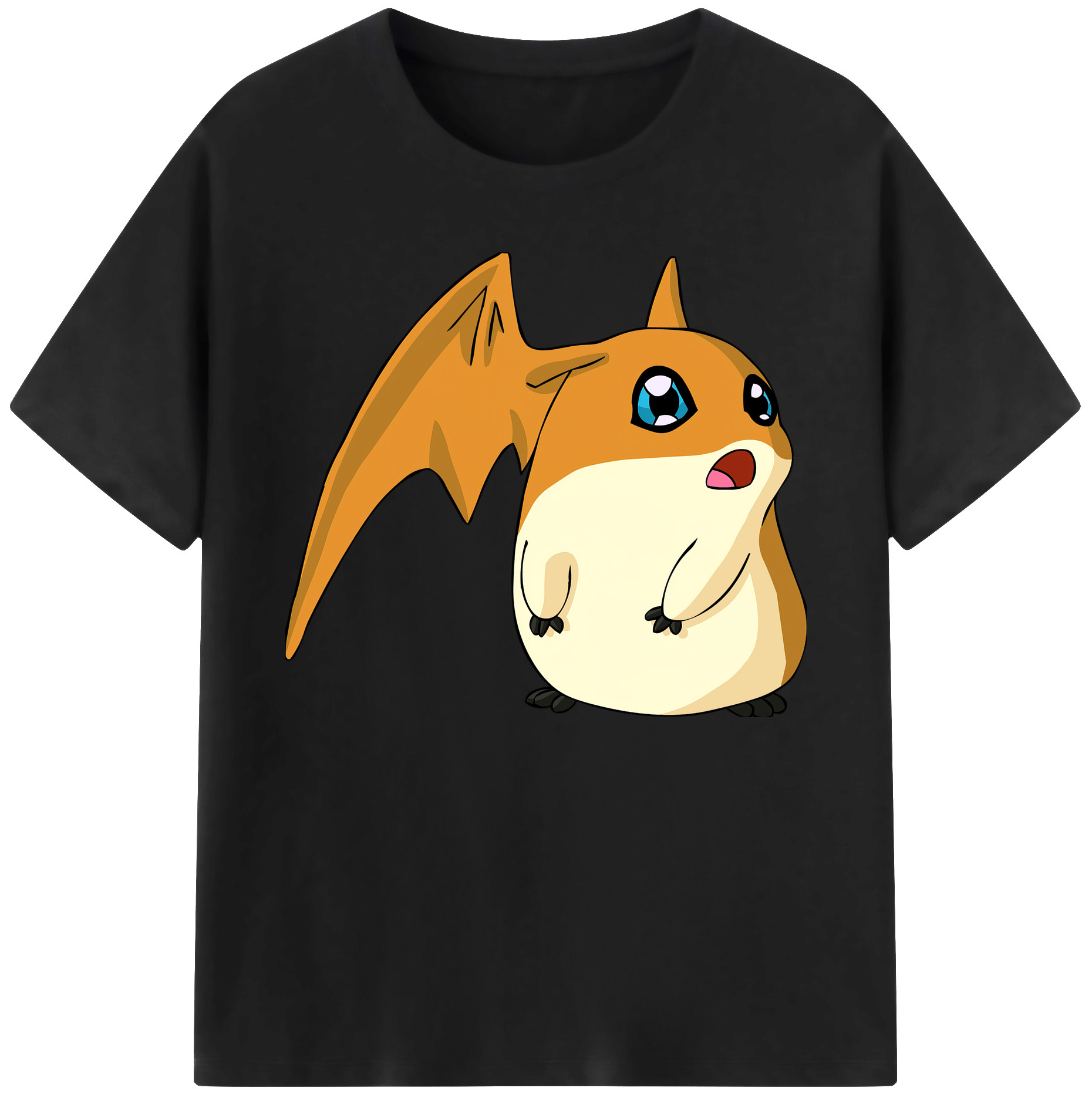 （画像用） Digimon デジタルモンスター/デジモン 綿100％ メンズ半袖Tシャツ｜肌触りやわらか＆通気性