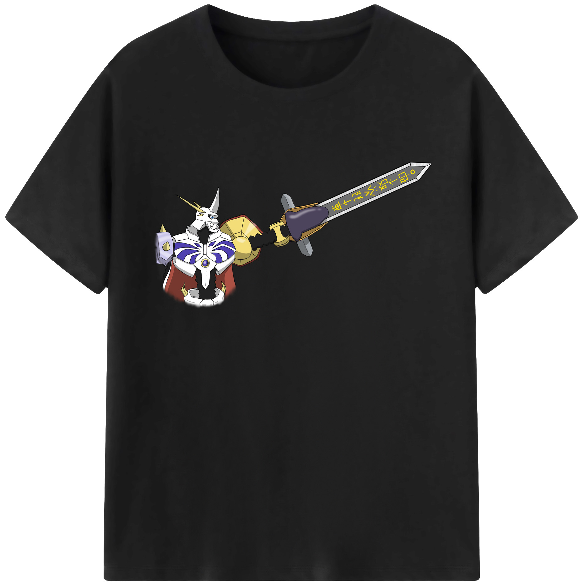 （画像用） Digimon デジタルモンスター/デジモン 綿100％ メンズ半袖Tシャツ｜肌触りやわらか＆通気性