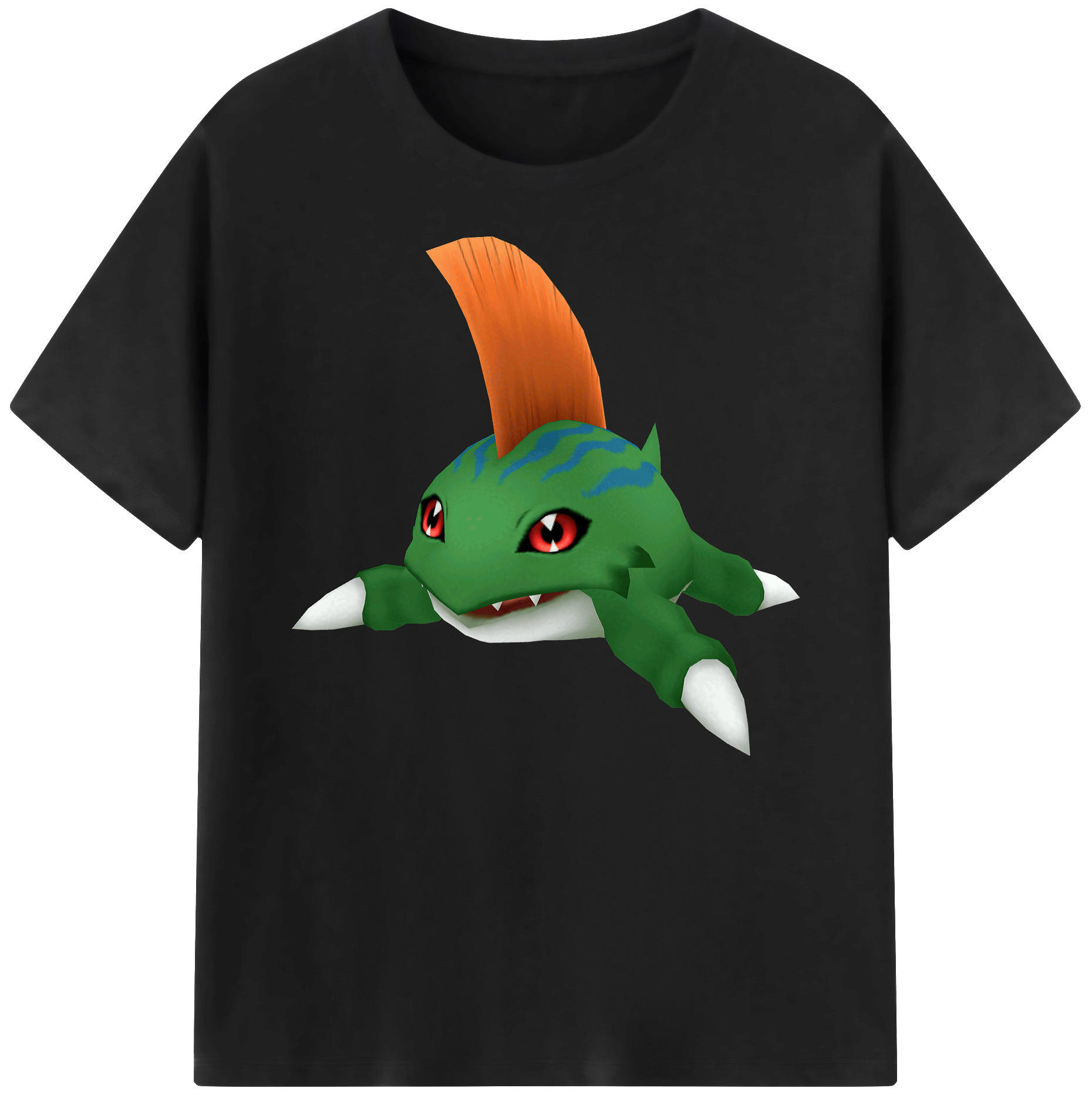 （画像用） Digimon デジタルモンスター/デジモン 綿100％ メンズ半袖Tシャツ｜肌触りやわらか＆通気性