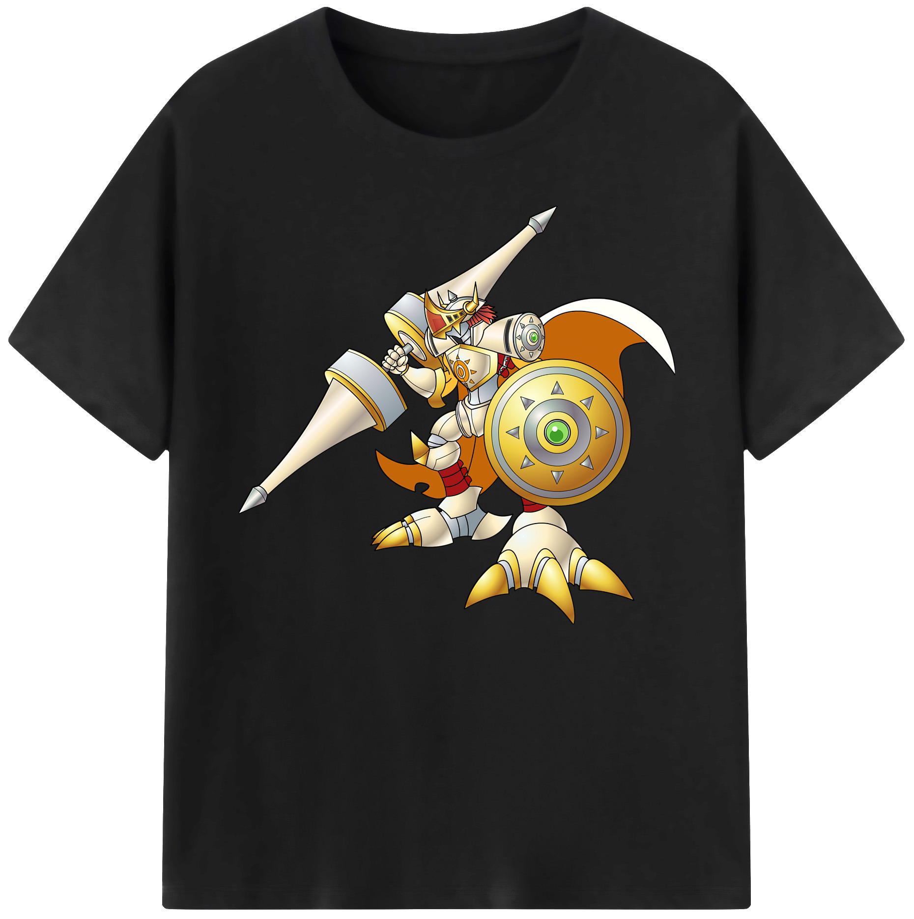 （画像用） Digimon デジタルモンスター/デジモン 綿100％ メンズ半袖Tシャツ｜肌触りやわらか＆通気性