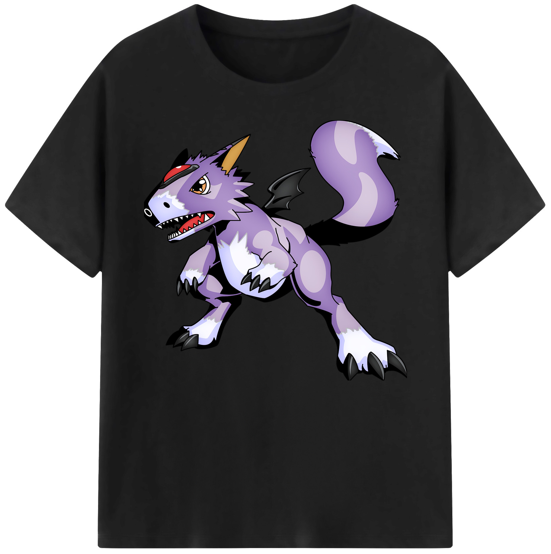（画像用） Digimon デジタルモンスター/デジモン 綿100％ メンズ半袖Tシャツ｜肌触りやわらか＆通気性