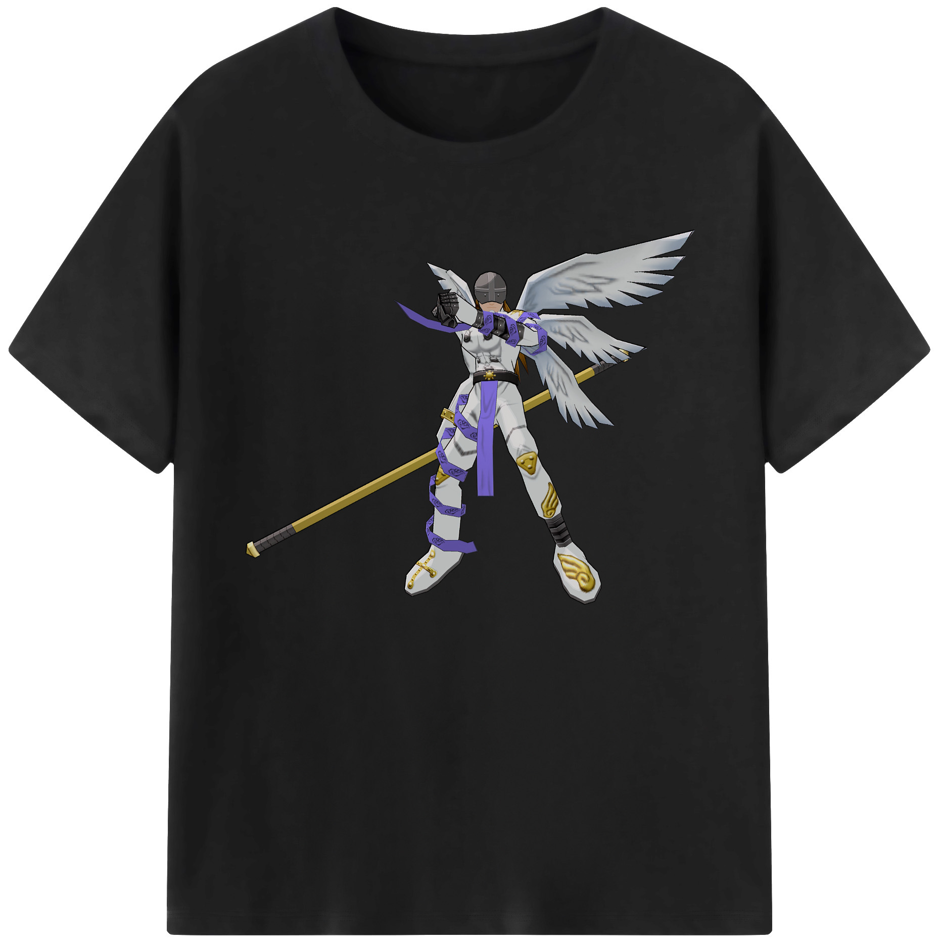 （画像用） Digimon デジタルモンスター/デジモン 綿100％ メンズ半袖Tシャツ｜肌触りやわらか＆通気性