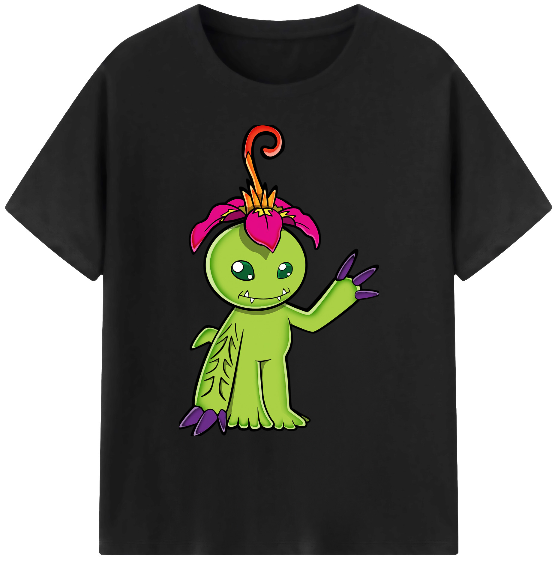 （画像用） Digimon デジタルモンスター/デジモン 綿100％ メンズ半袖Tシャツ｜肌触りやわらか＆通気性