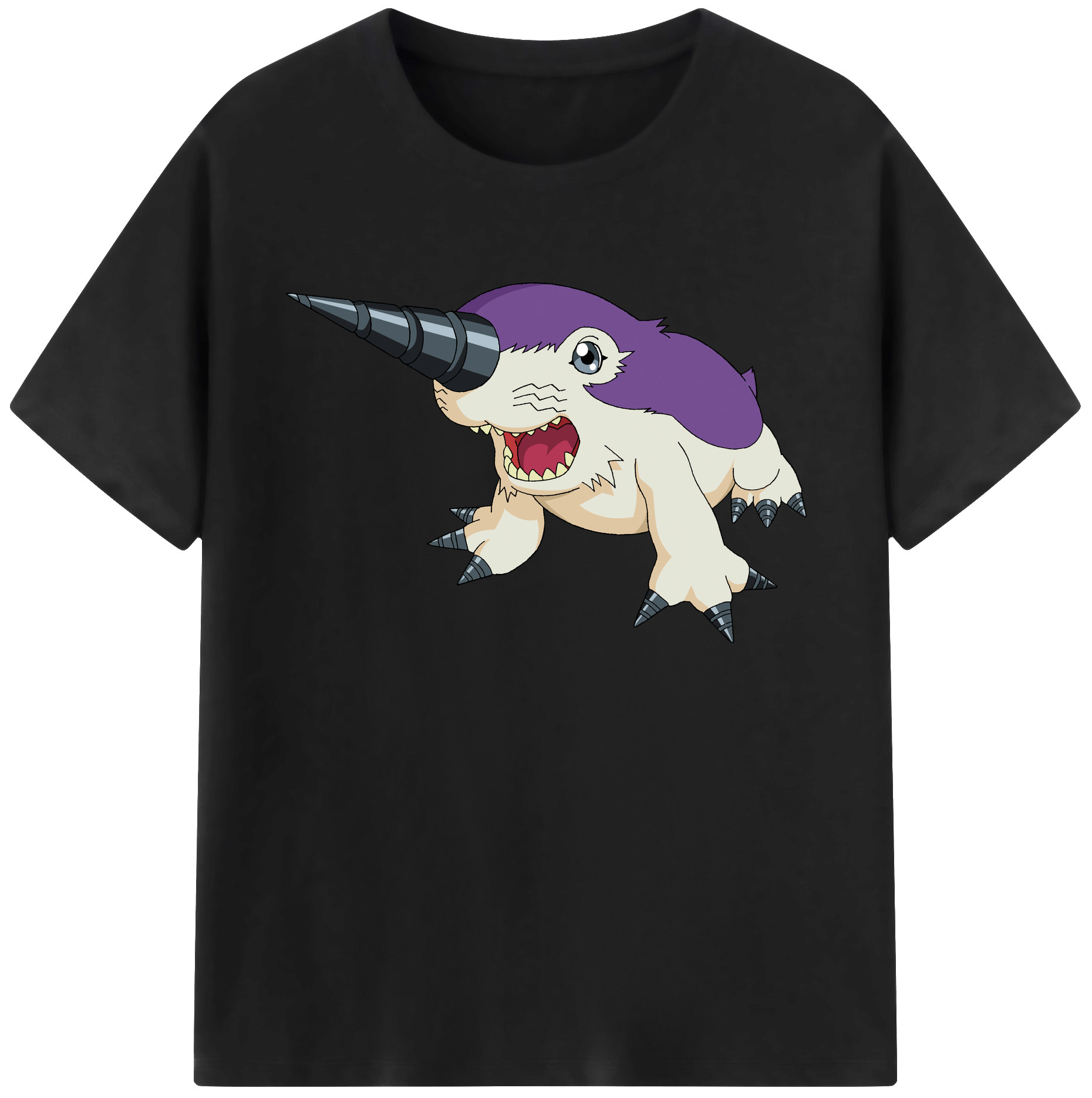 （画像用） Digimon デジタルモンスター/デジモン 綿100％ メンズ半袖Tシャツ｜肌触りやわらか＆通気性