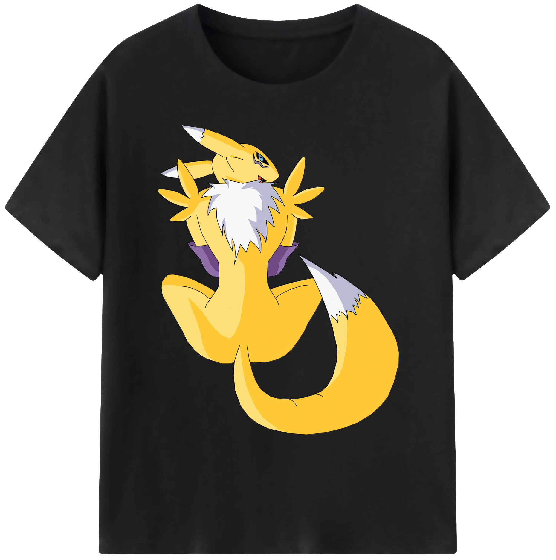 （画像用） Digimon デジタルモンスター/デジモン 綿100％ メンズ半袖Tシャツ｜肌触りやわらか＆通気性