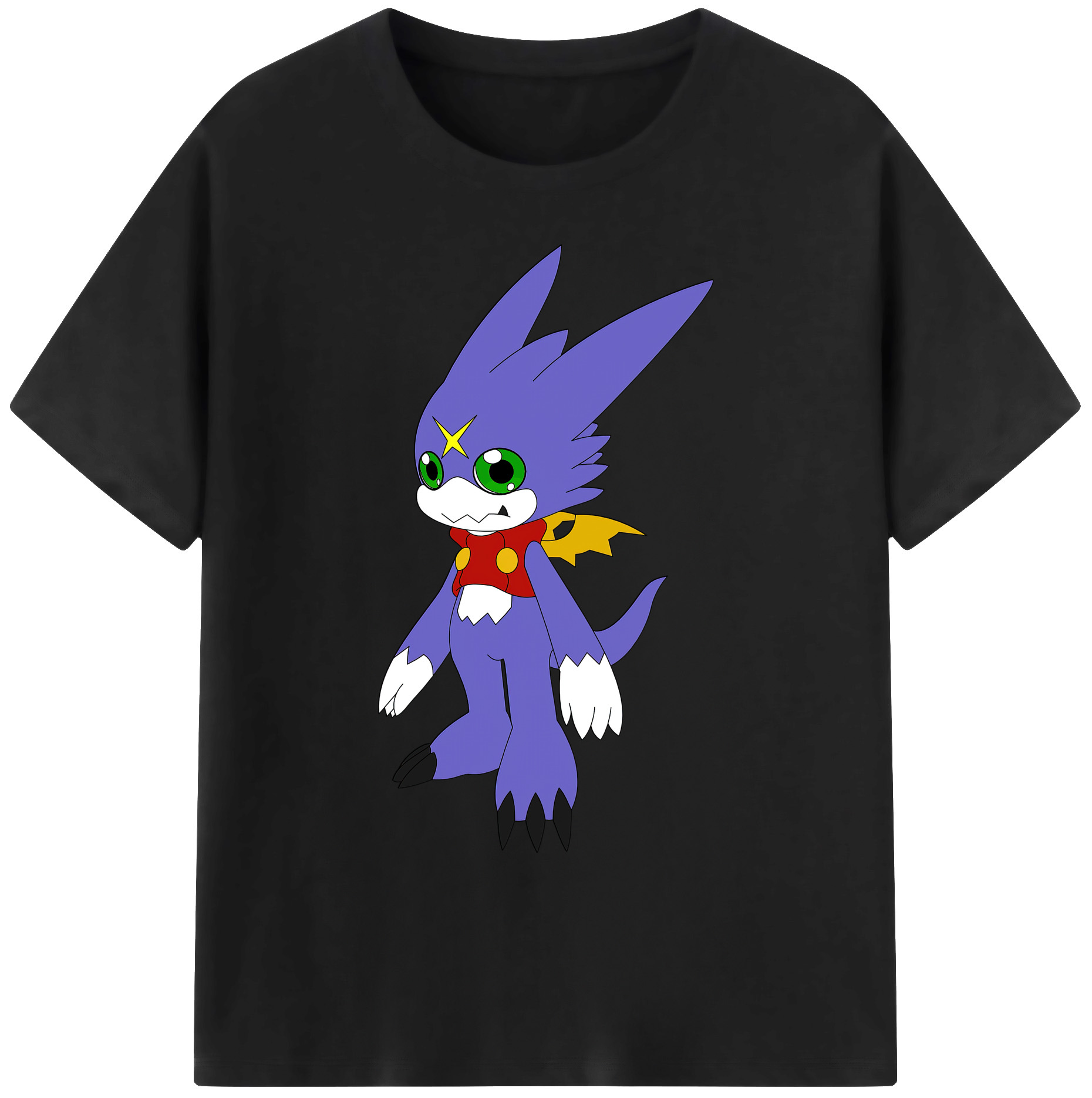 （画像用） Digimon デジタルモンスター/デジモン 綿100％ メンズ半袖Tシャツ｜肌触りやわらか＆通気性