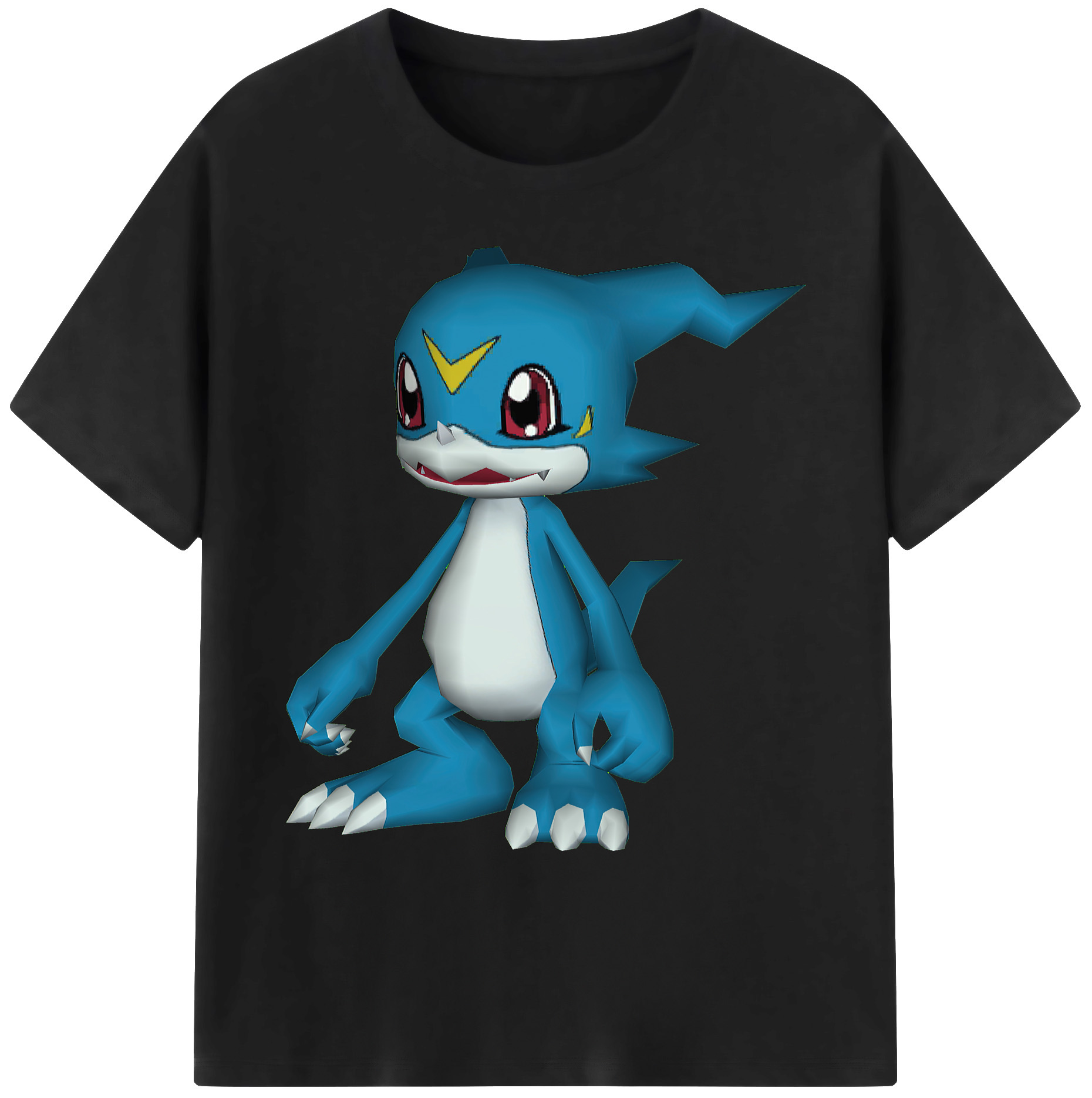 （画像用） Digimon デジタルモンスター/デジモン 綿100％ メンズ半袖Tシャツ｜肌触りやわらか＆通気性