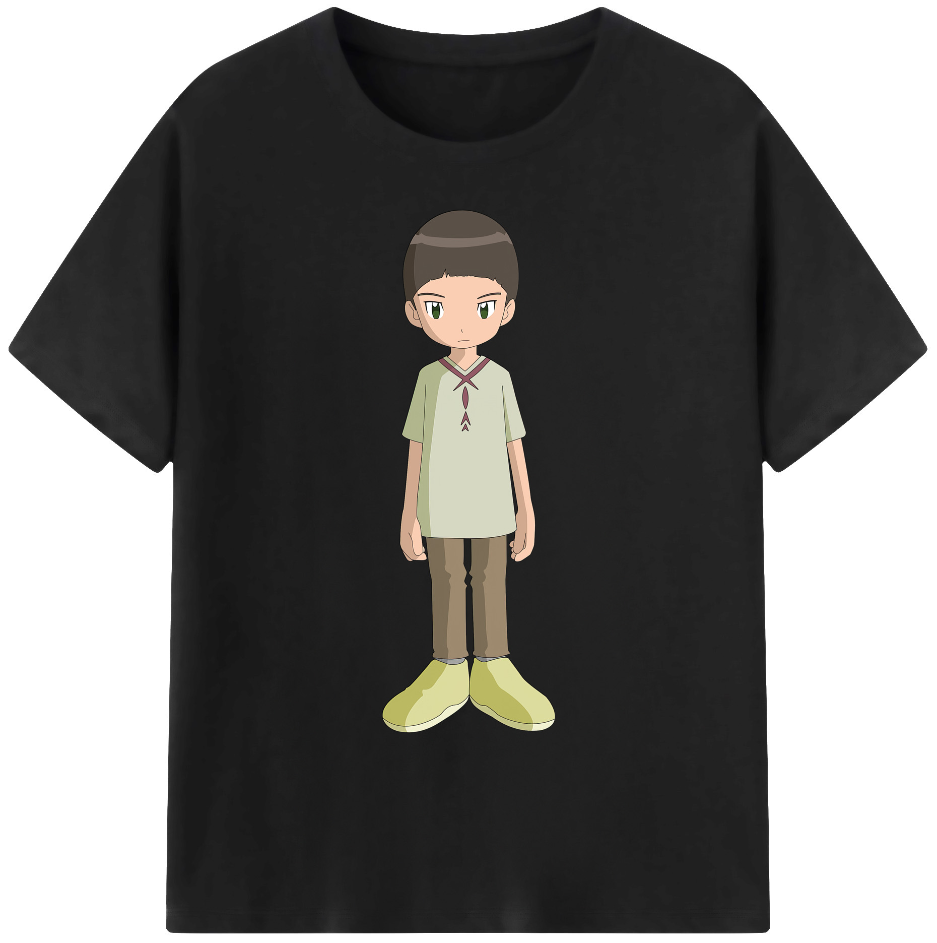 （画像用） Digimon デジタルモンスター/デジモン 綿100％ メンズ半袖Tシャツ｜肌触りやわらか＆通気性
