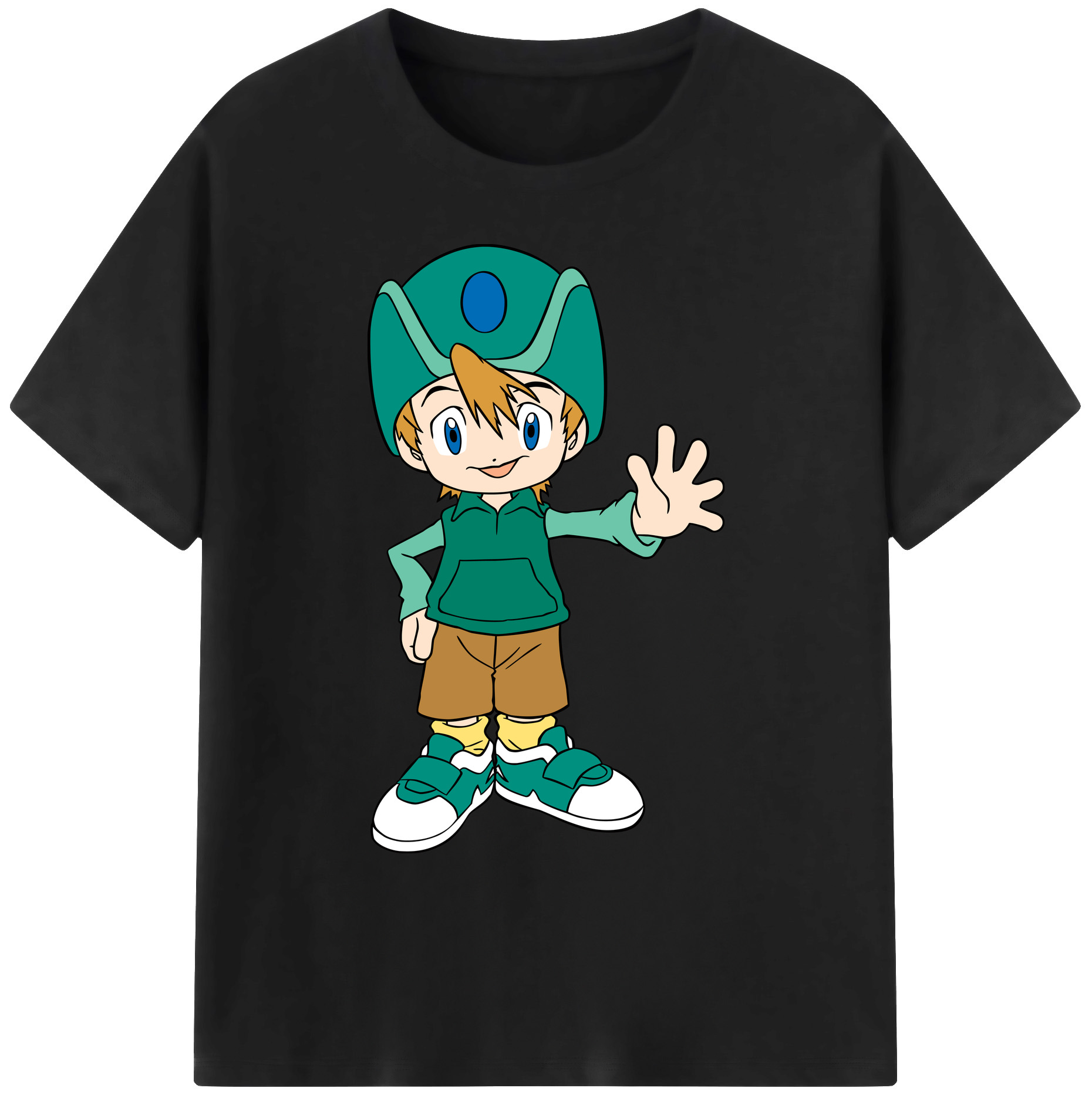 （画像用） Digimon デジタルモンスター/デジモン 綿100％ メンズ半袖Tシャツ｜肌触りやわらか＆通気性