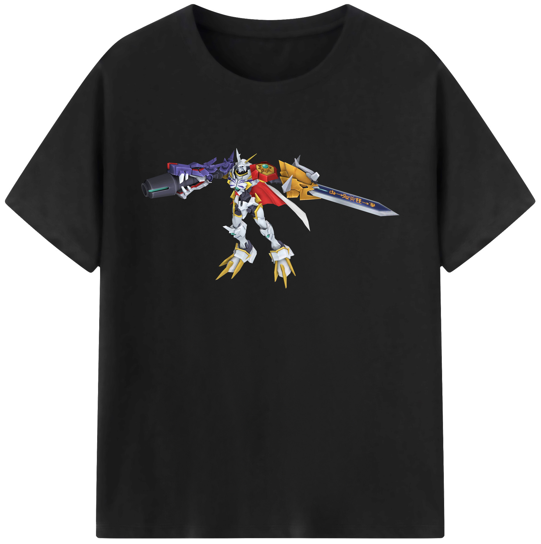 （画像用） Digimon デジタルモンスター/デジモン 綿100％ メンズ半袖Tシャツ｜肌触りやわらか＆通気性