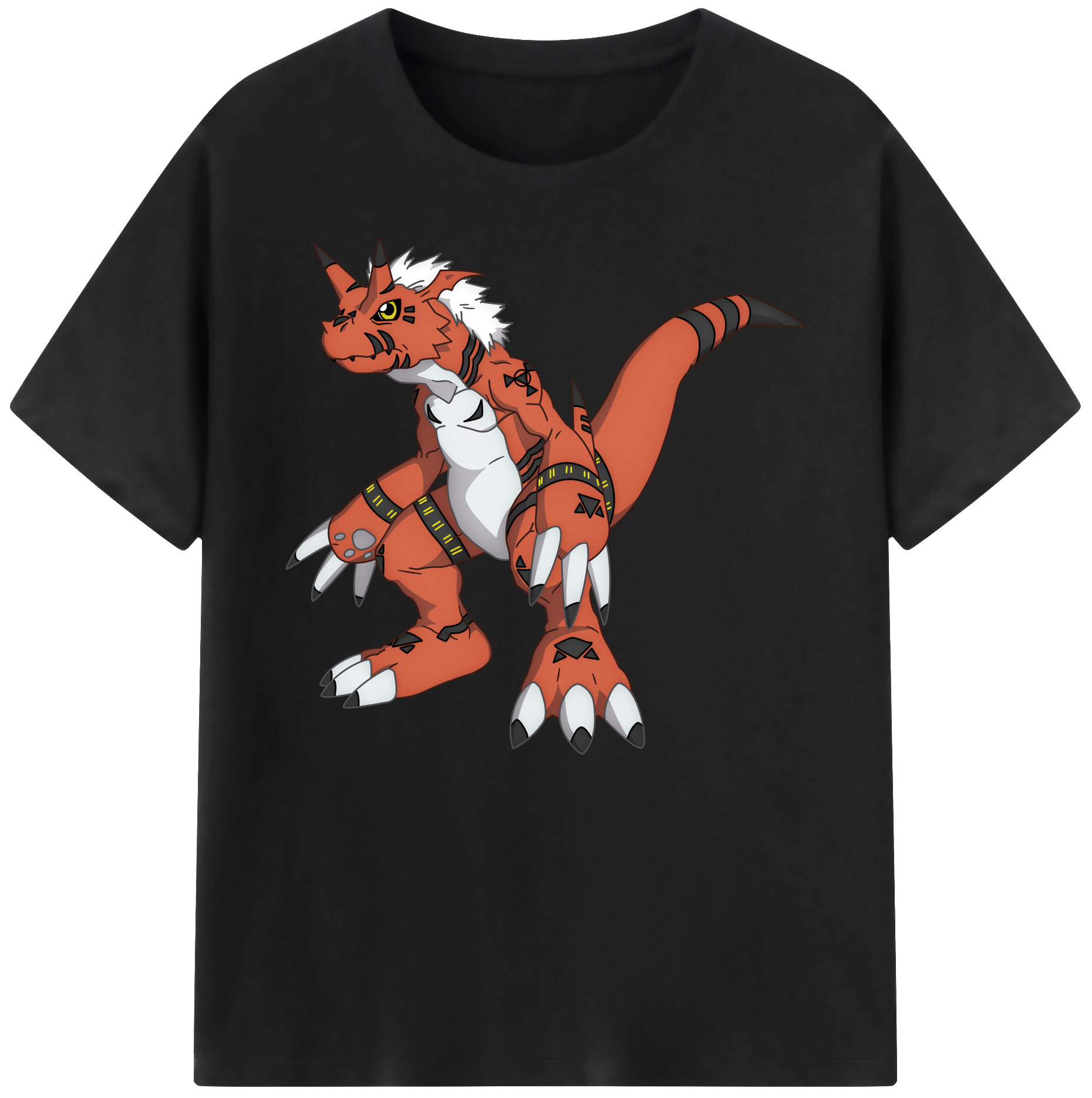 （画像用） Digimon デジタルモンスター/デジモン 綿100％ メンズ半袖Tシャツ｜肌触りやわらか＆通気性