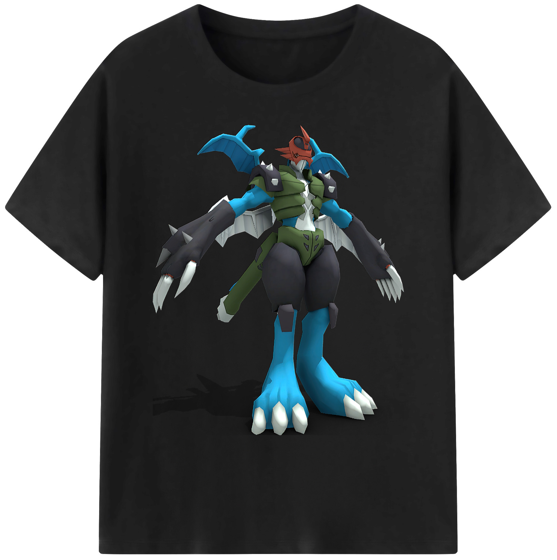（画像用） Digimon デジタルモンスター/デジモン 綿100％ メンズ半袖Tシャツ｜肌触りやわらか＆通気性
