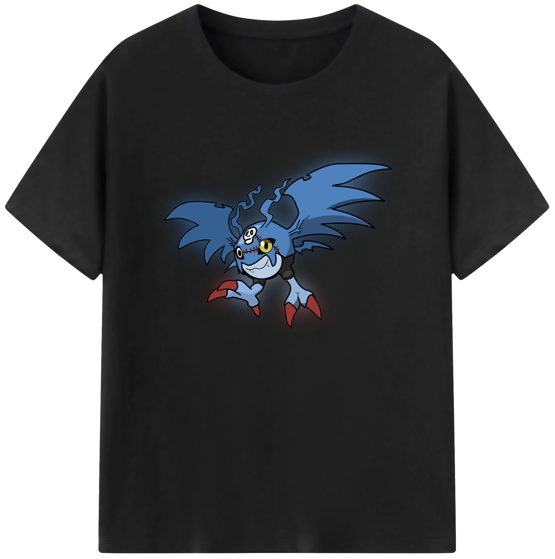 （画像用） Digimon デジタルモンスター/デジモン 綿100％ メンズ半袖Tシャツ｜肌触りやわらか＆通気性