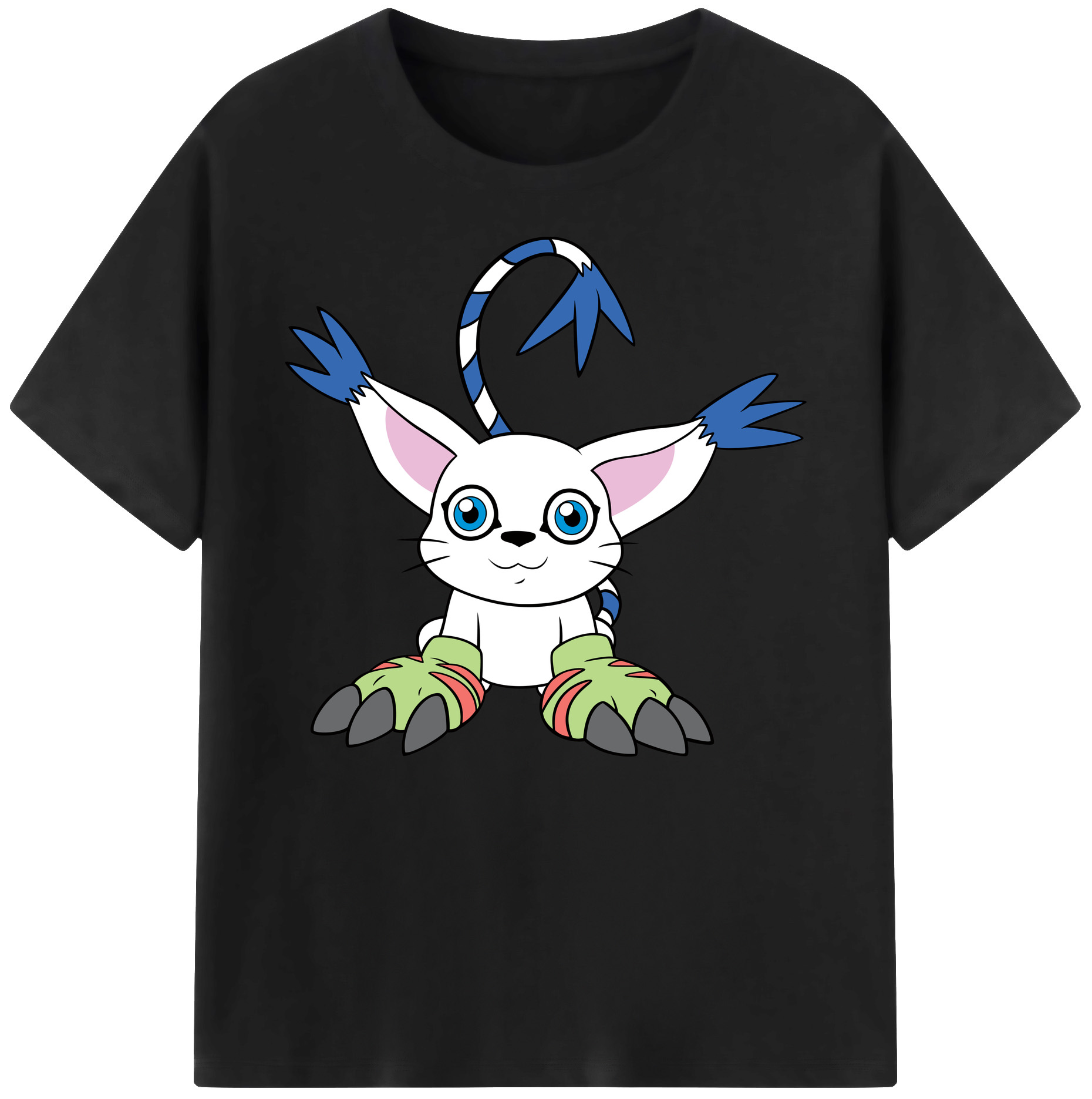（画像用） Digimon デジタルモンスター/デジモン 綿100％ メンズ半袖Tシャツ｜肌触りやわらか＆通気性