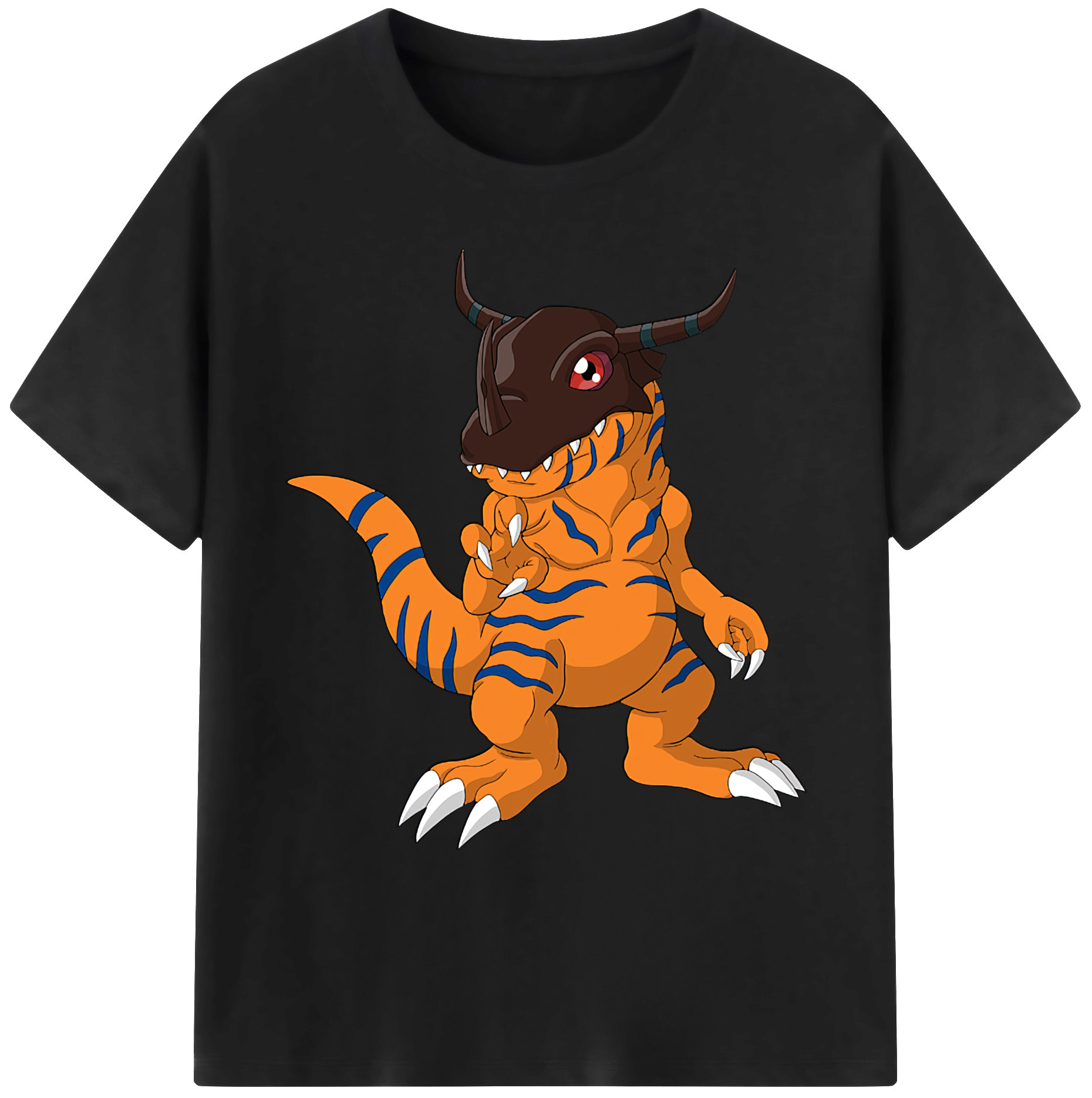 （画像用） Digimon デジタルモンスター/デジモン 綿100％ メンズ半袖Tシャツ｜肌触りやわらか＆通気性