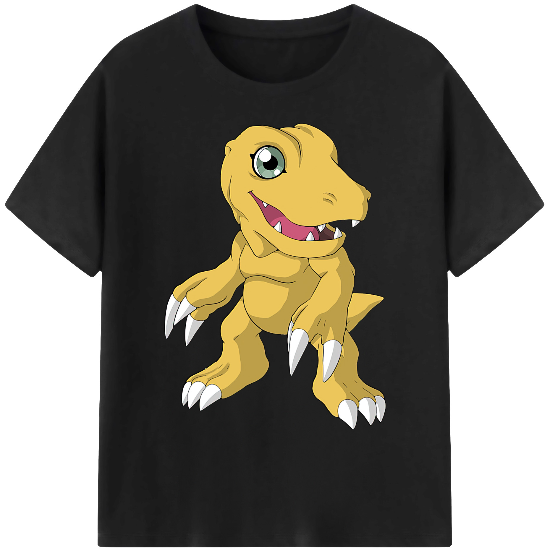 （画像用） Digimon デジタルモンスター/デジモン 綿100％ メンズ半袖Tシャツ｜肌触りやわらか＆通気性