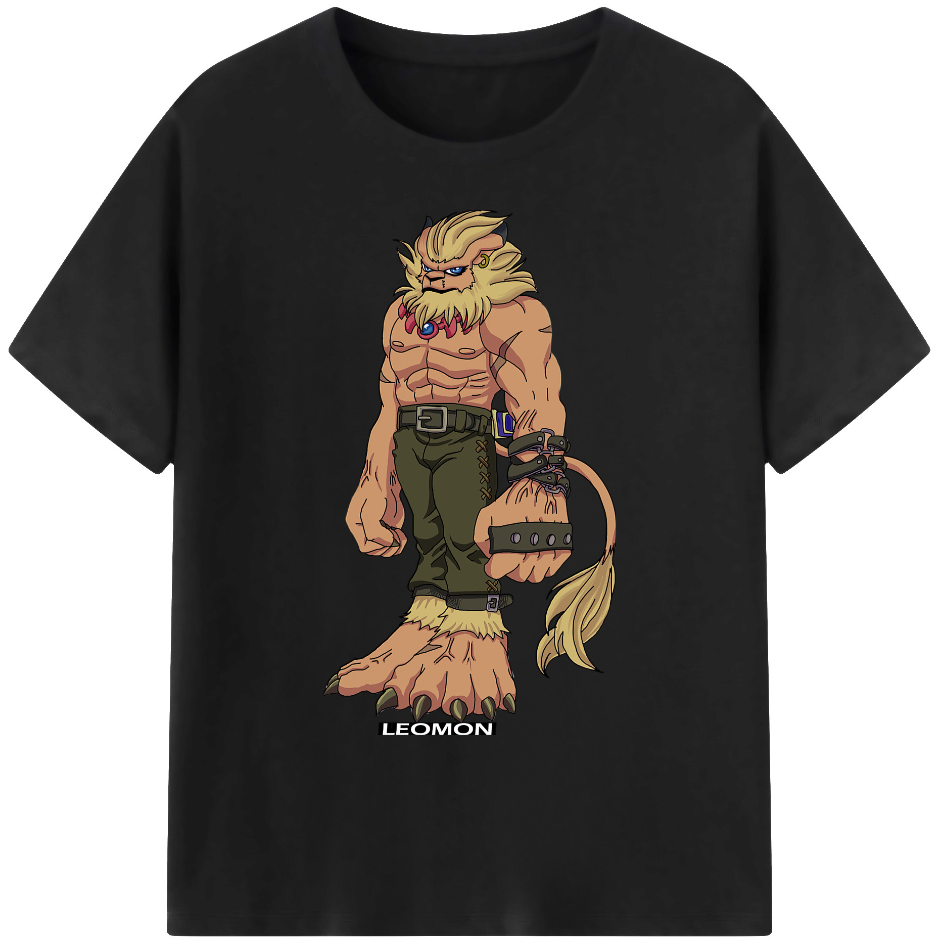（画像用） Digimon デジタルモンスター/デジモン 綿100％ メンズ半袖Tシャツ｜肌触りやわらか＆通気性