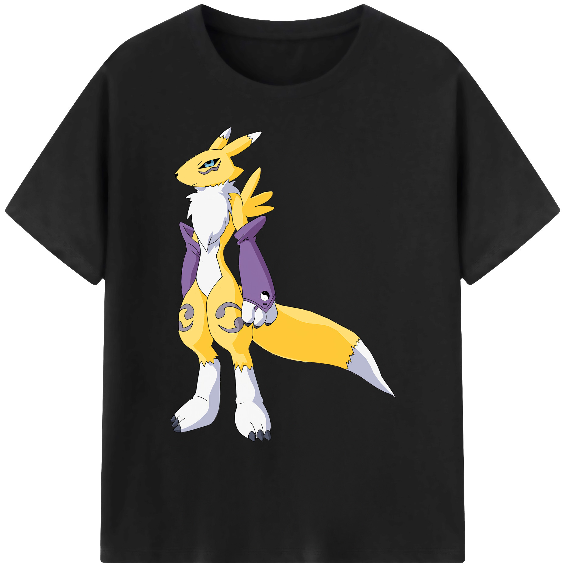 （画像用） Digimon デジタルモンスター/デジモン 綿100％ メンズ半袖Tシャツ｜肌触りやわらか＆通気性