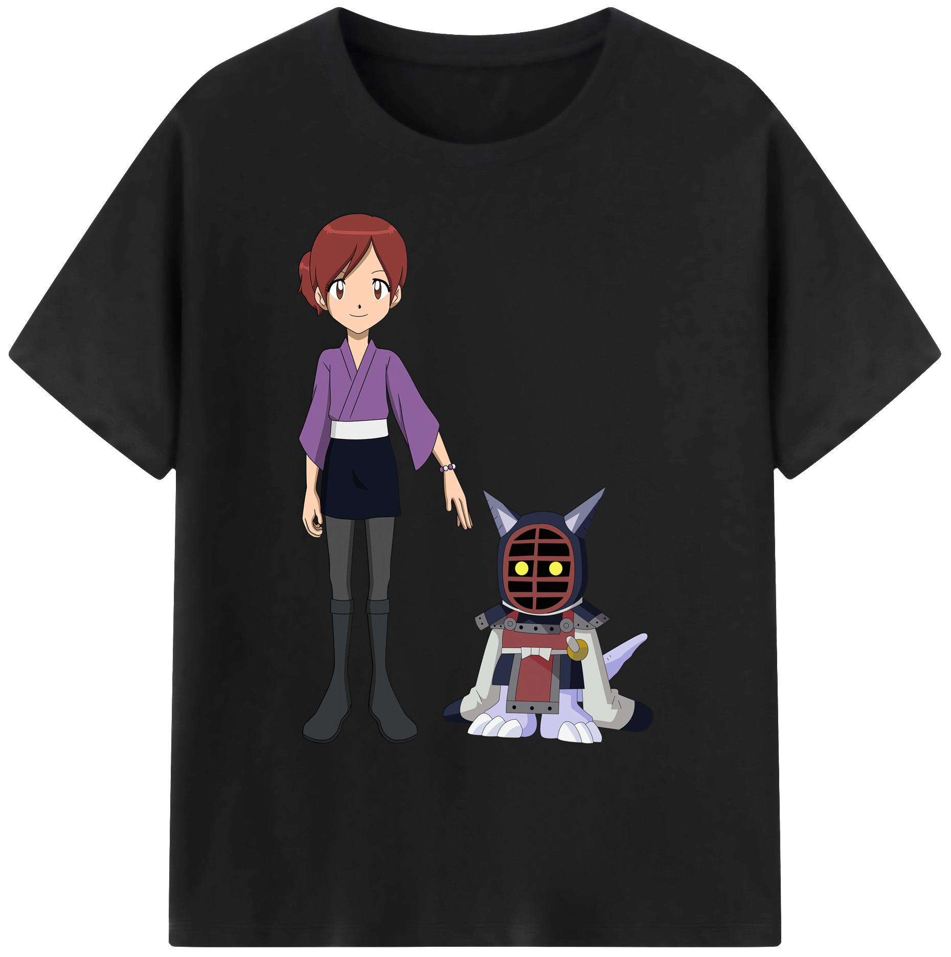 （画像用） Digimon デジタルモンスター/デジモン 綿100％ メンズ半袖Tシャツ｜肌触りやわらか＆通気性