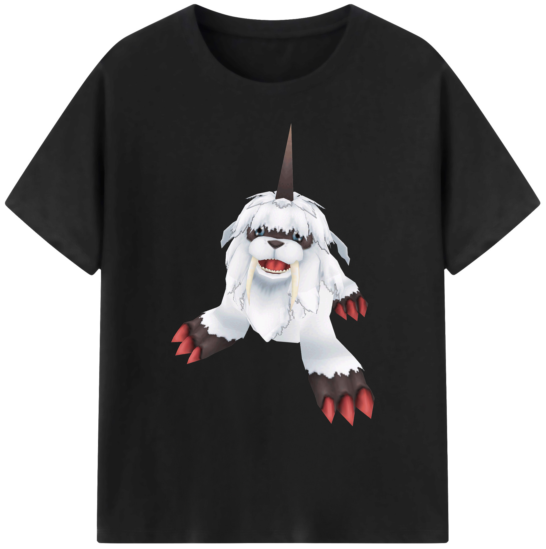 （画像用） Digimon デジタルモンスター/デジモン 綿100％ メンズ半袖Tシャツ｜肌触りやわらか＆通気性
