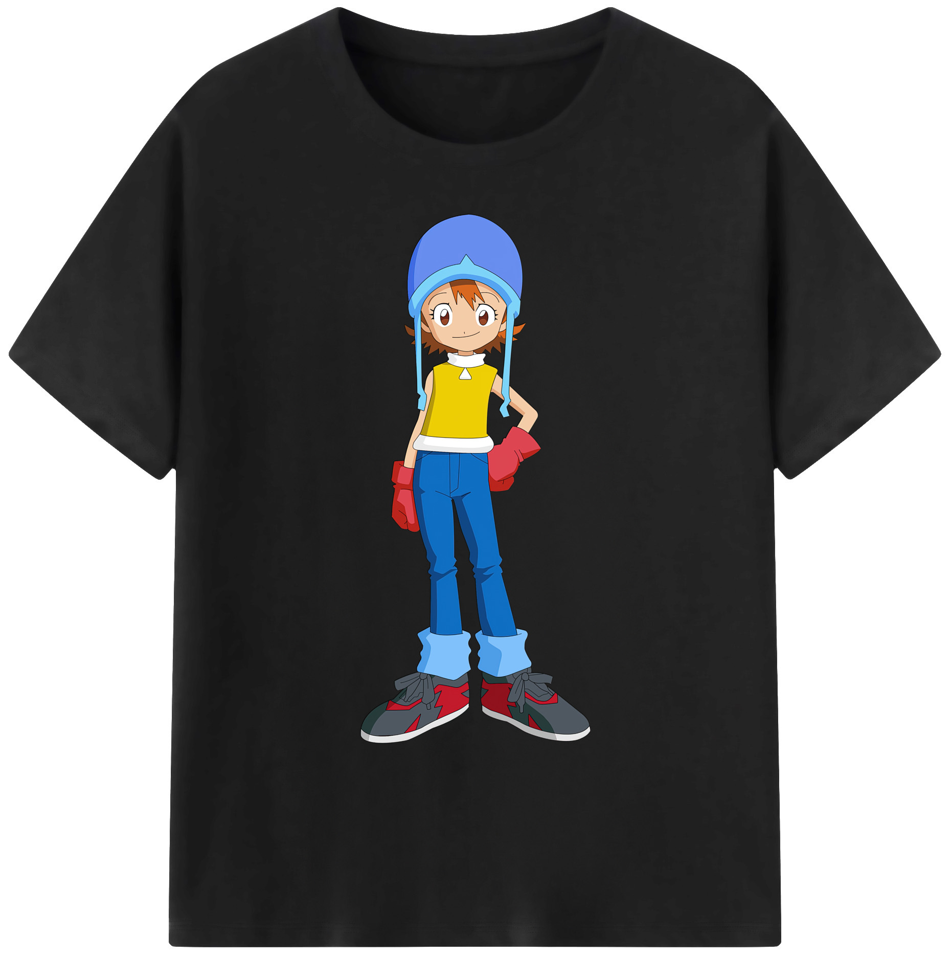 （画像用） Digimon デジタルモンスター/デジモン 綿100％ メンズ半袖Tシャツ｜肌触りやわらか＆通気性