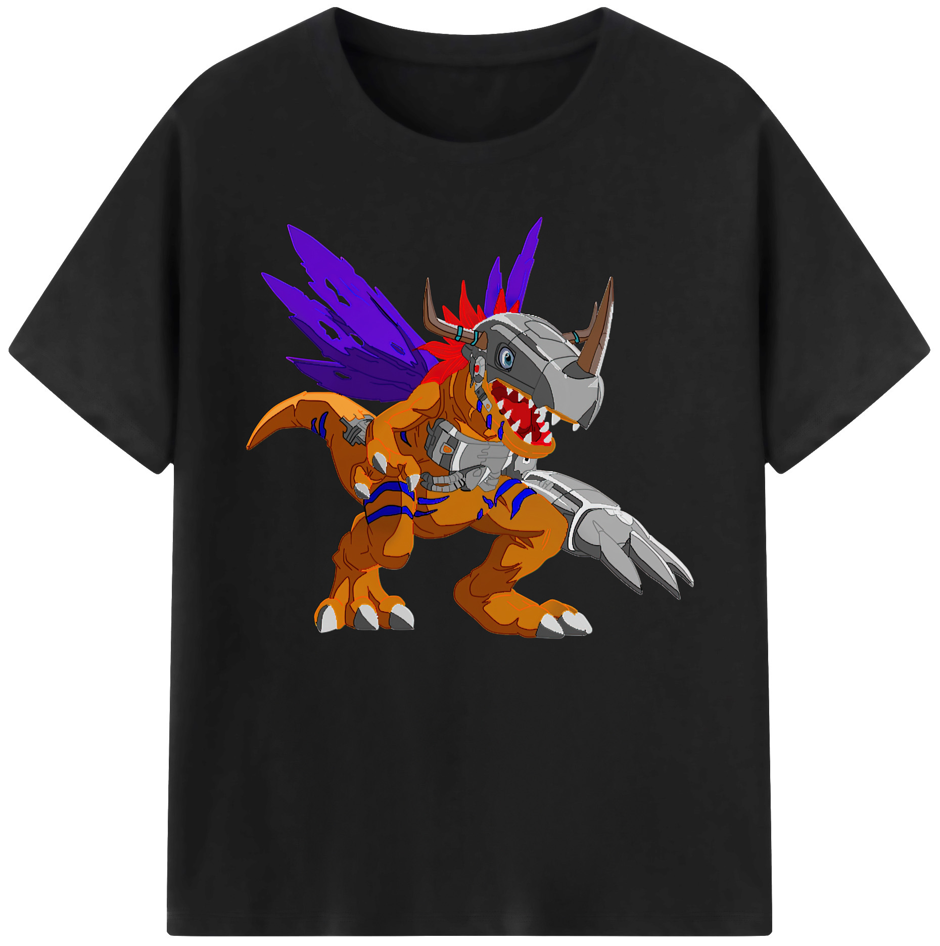 （画像用） Digimon デジタルモンスター/デジモン 綿100％ メンズ半袖Tシャツ｜肌触りやわらか＆通気性