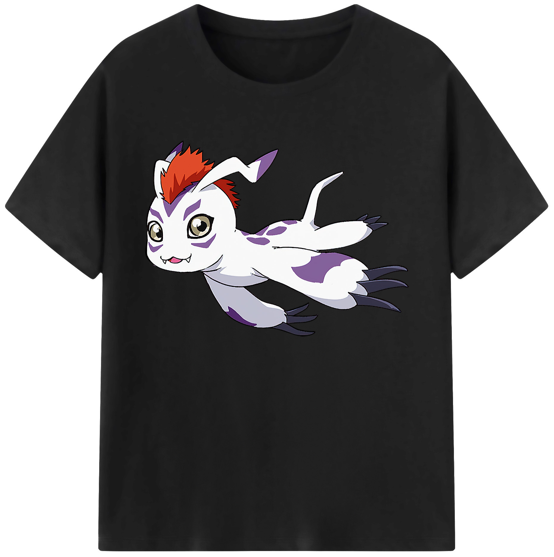 （画像用） Digimon デジタルモンスター/デジモン 綿100％ メンズ半袖Tシャツ｜肌触りやわらか＆通気性