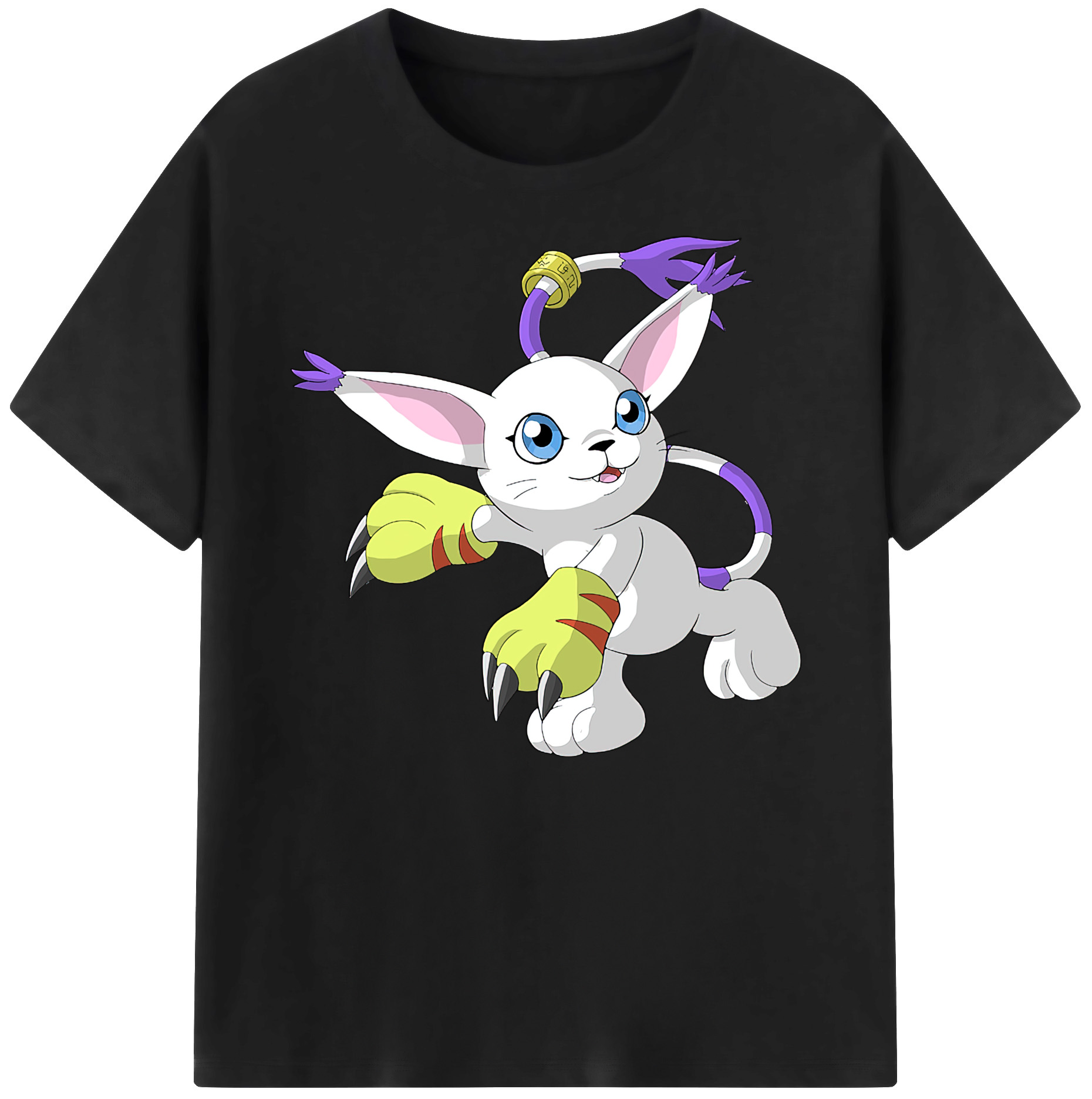 （画像用） Digimon デジタルモンスター/デジモン 綿100％ メンズ半袖Tシャツ｜肌触りやわらか＆通気性