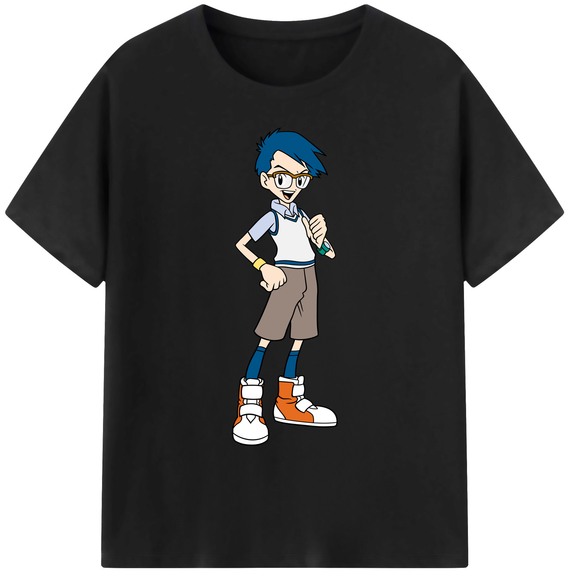 （画像用） Digimon デジタルモンスター/デジモン 綿100％ メンズ半袖Tシャツ｜肌触りやわらか＆通気性