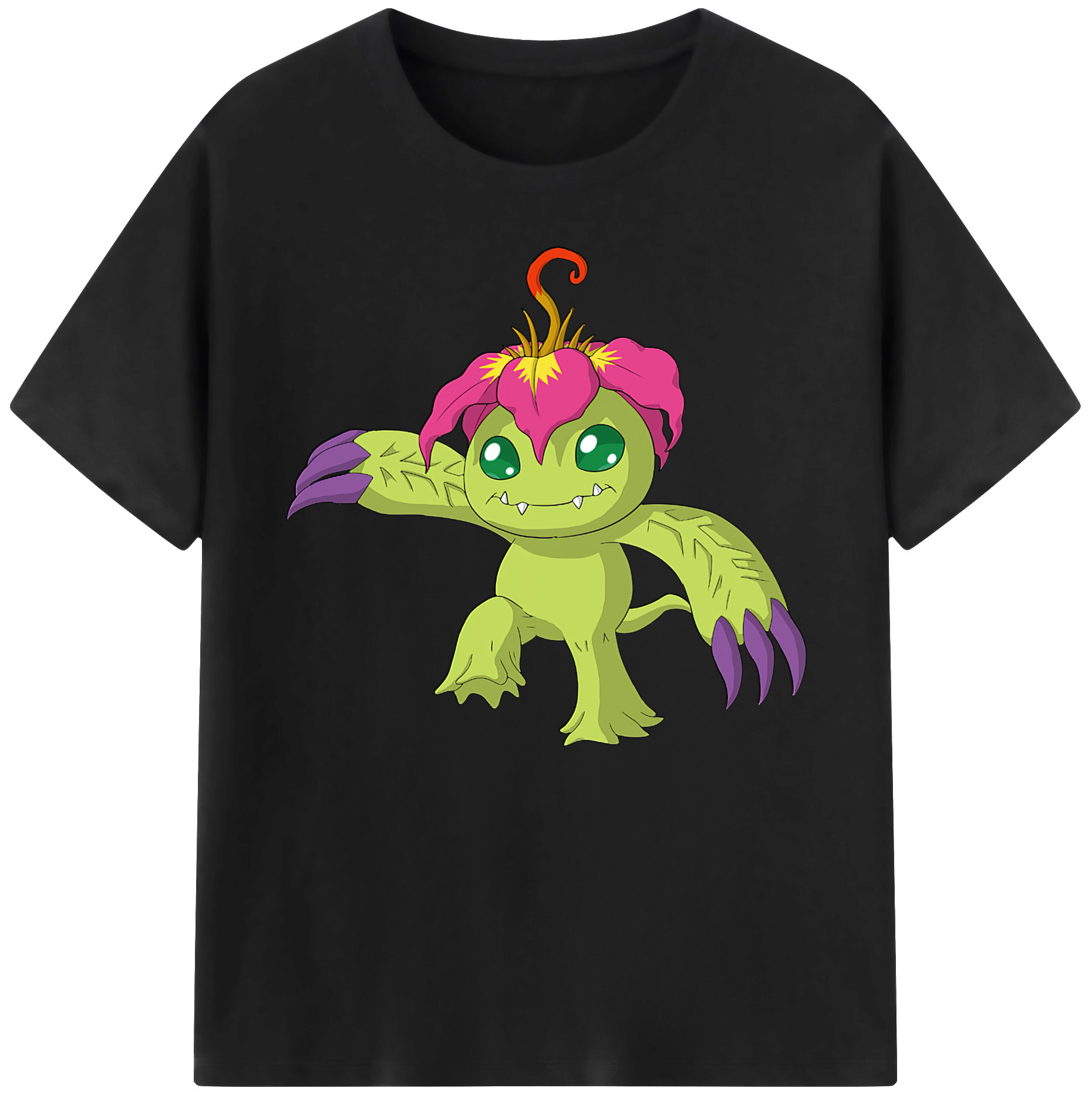 （画像用） Digimon デジタルモンスター/デジモン 綿100％ メンズ半袖Tシャツ｜肌触りやわらか＆通気性