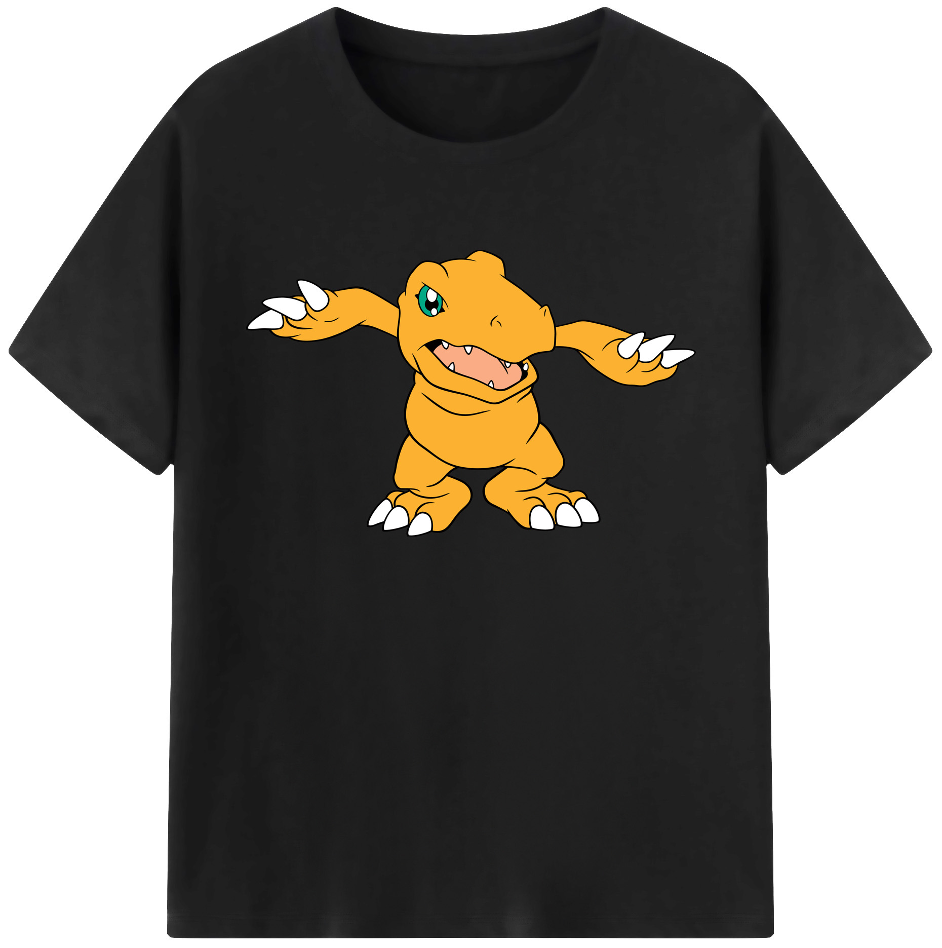 （画像用） Digimon デジタルモンスター/デジモン 綿100％ メンズ半袖Tシャツ｜肌触りやわらか＆通気性
